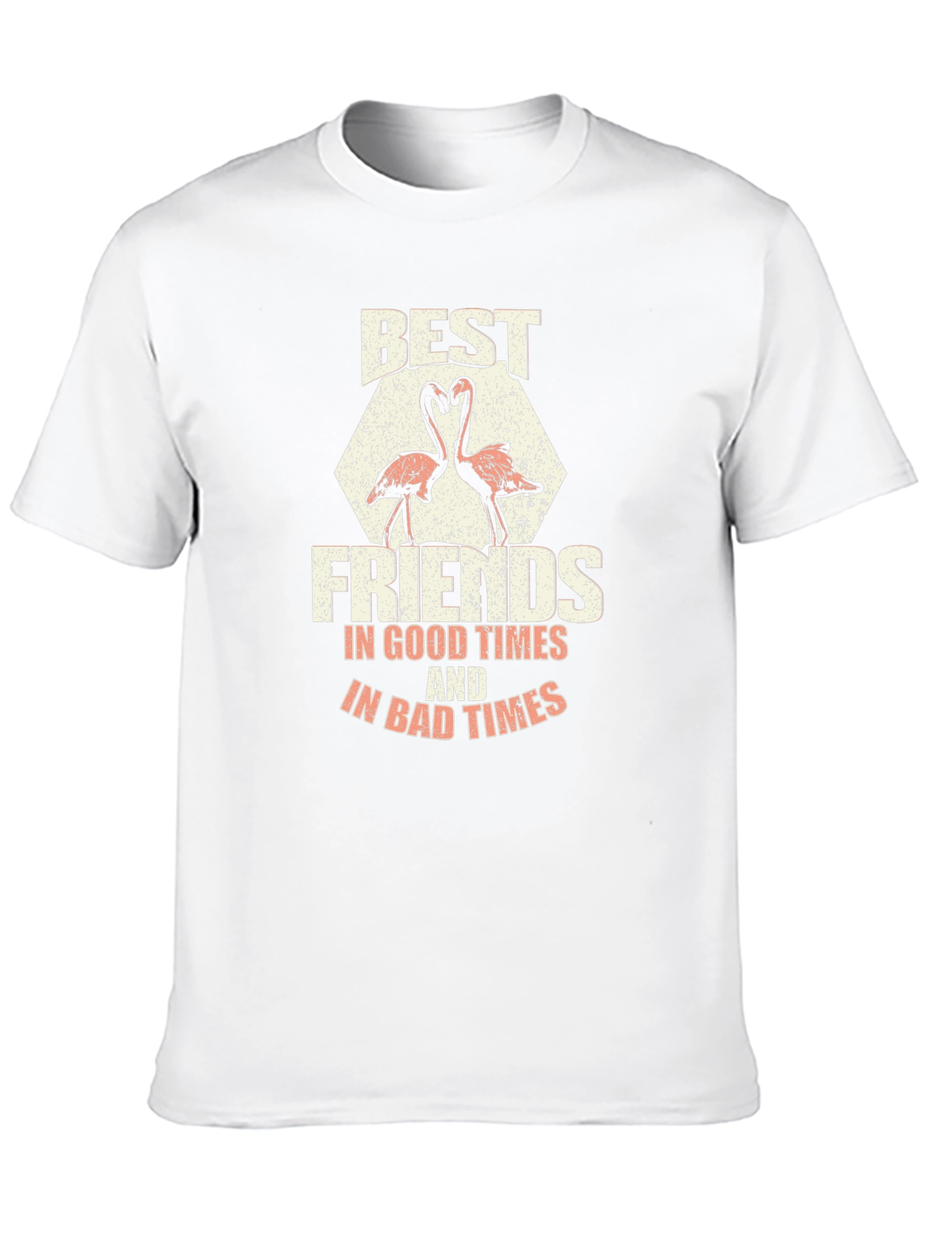 Best Friends Flamingo Graphic T-Shirt