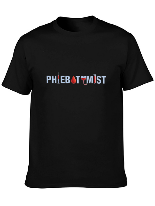 Phlebotomist Graphic T-Shirt - Medical Professional Apparel