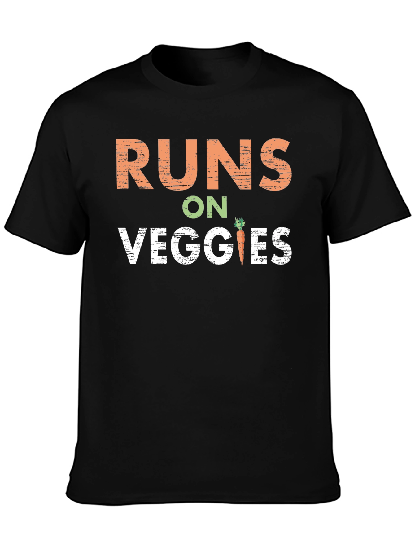 Runs on Veggies Graphic T-Shirt