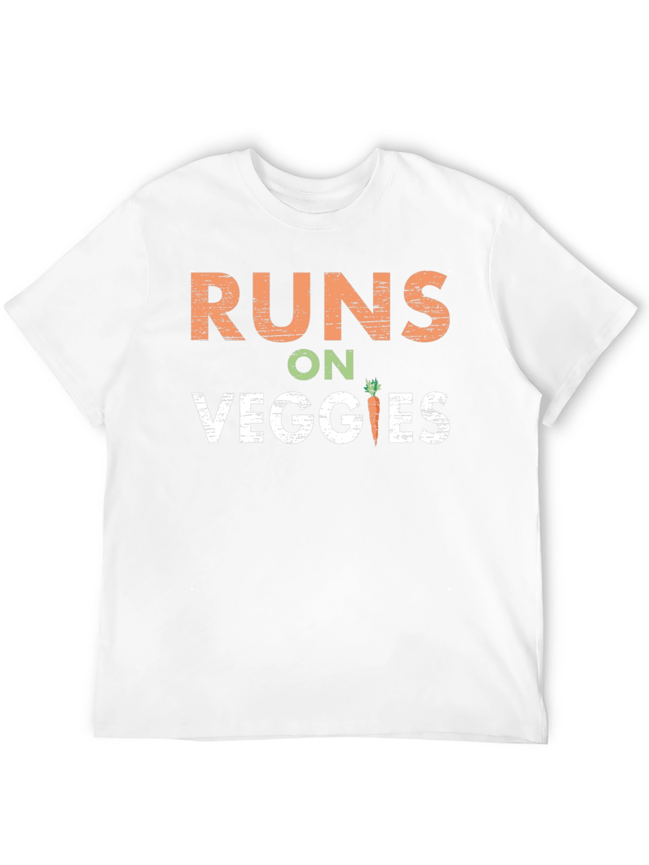 Runs on Veggies Graphic T-Shirt