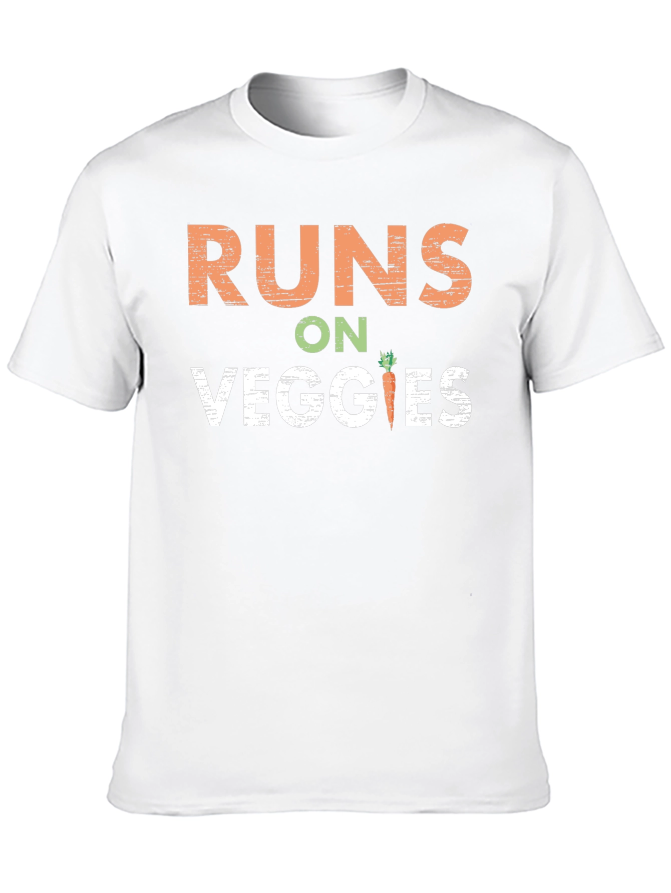 Runs on Veggies Graphic T-Shirt