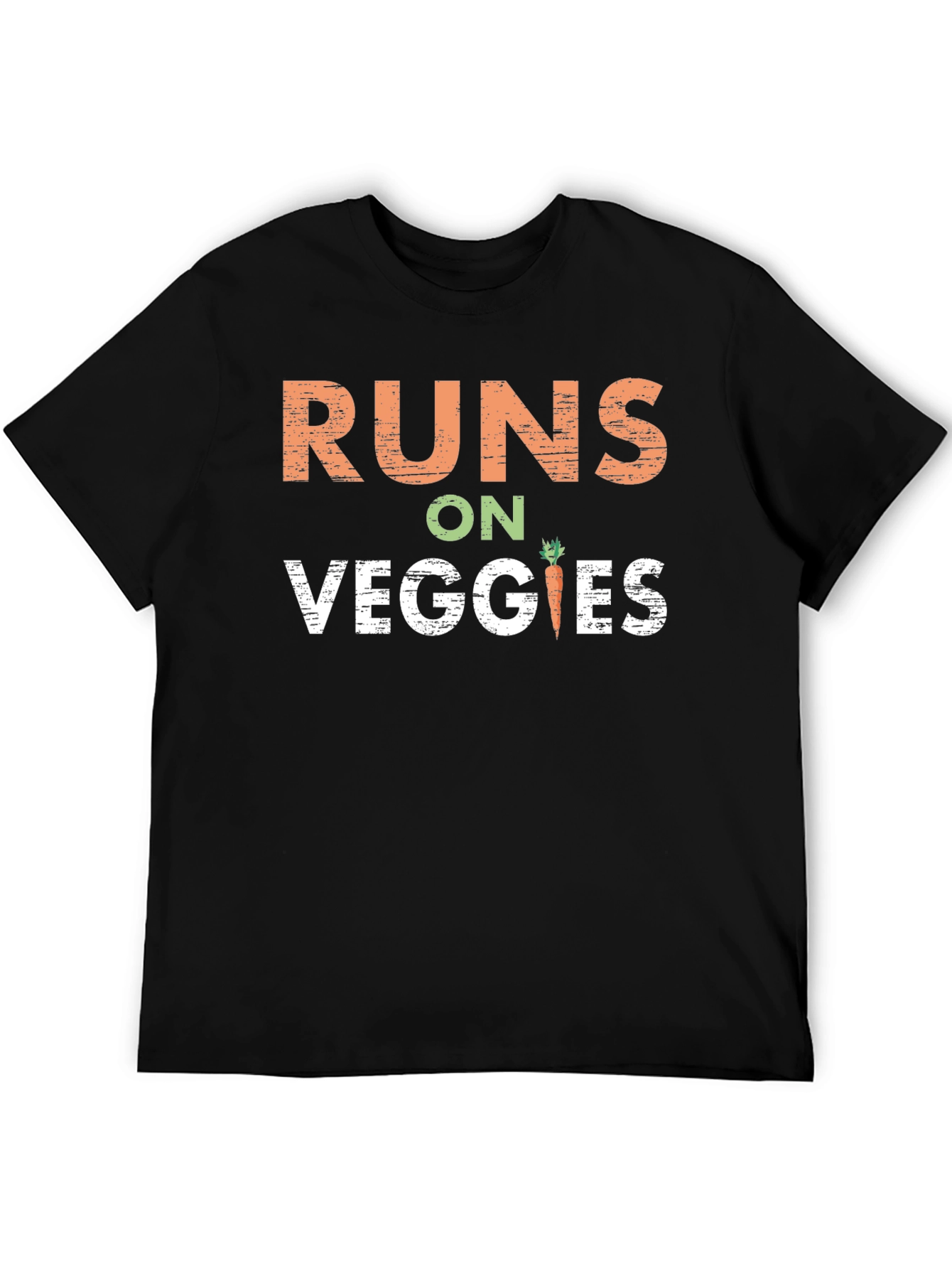 Runs on Veggies Graphic T-Shirt