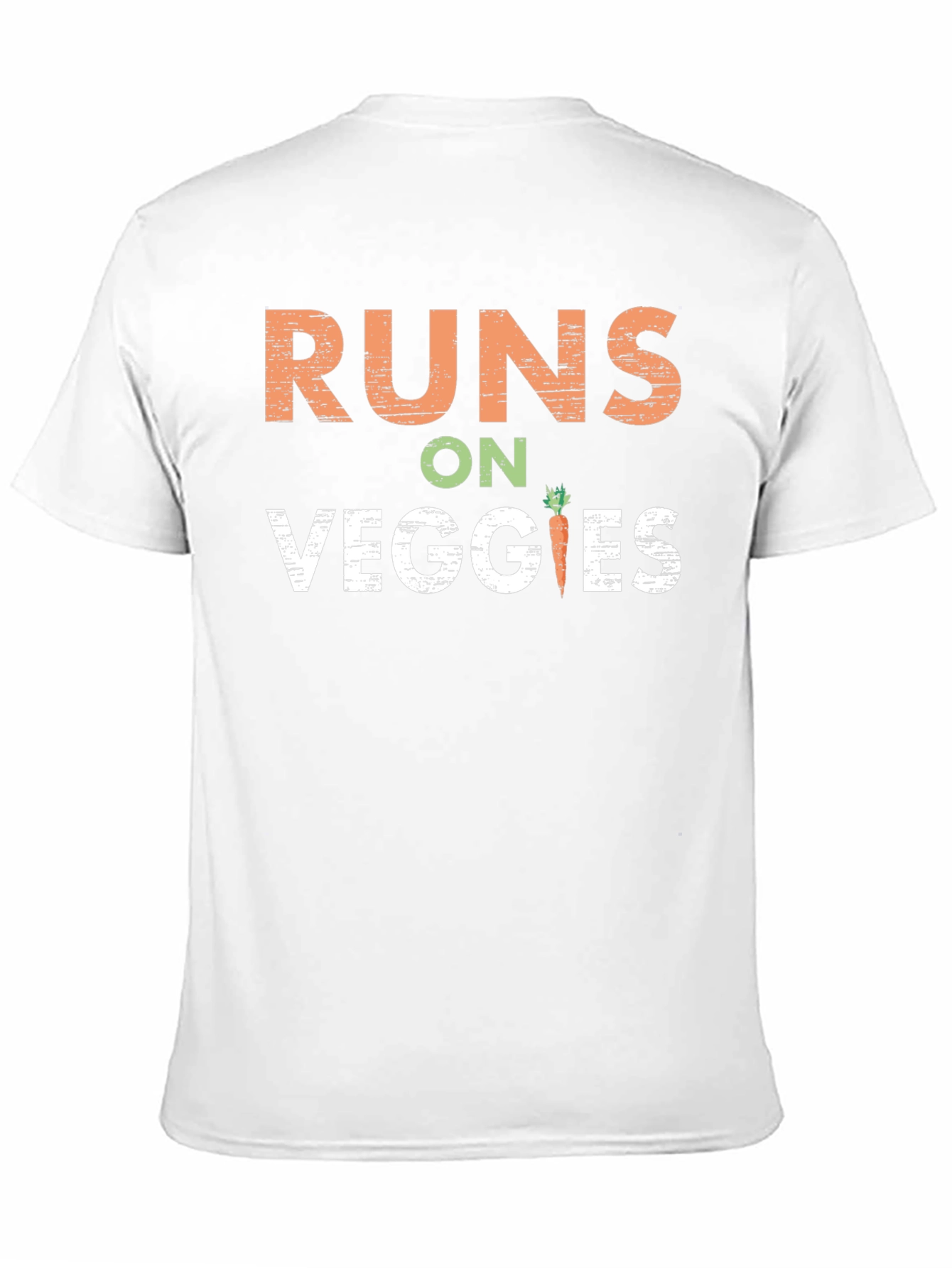 Runs on Veggies Graphic T-Shirt