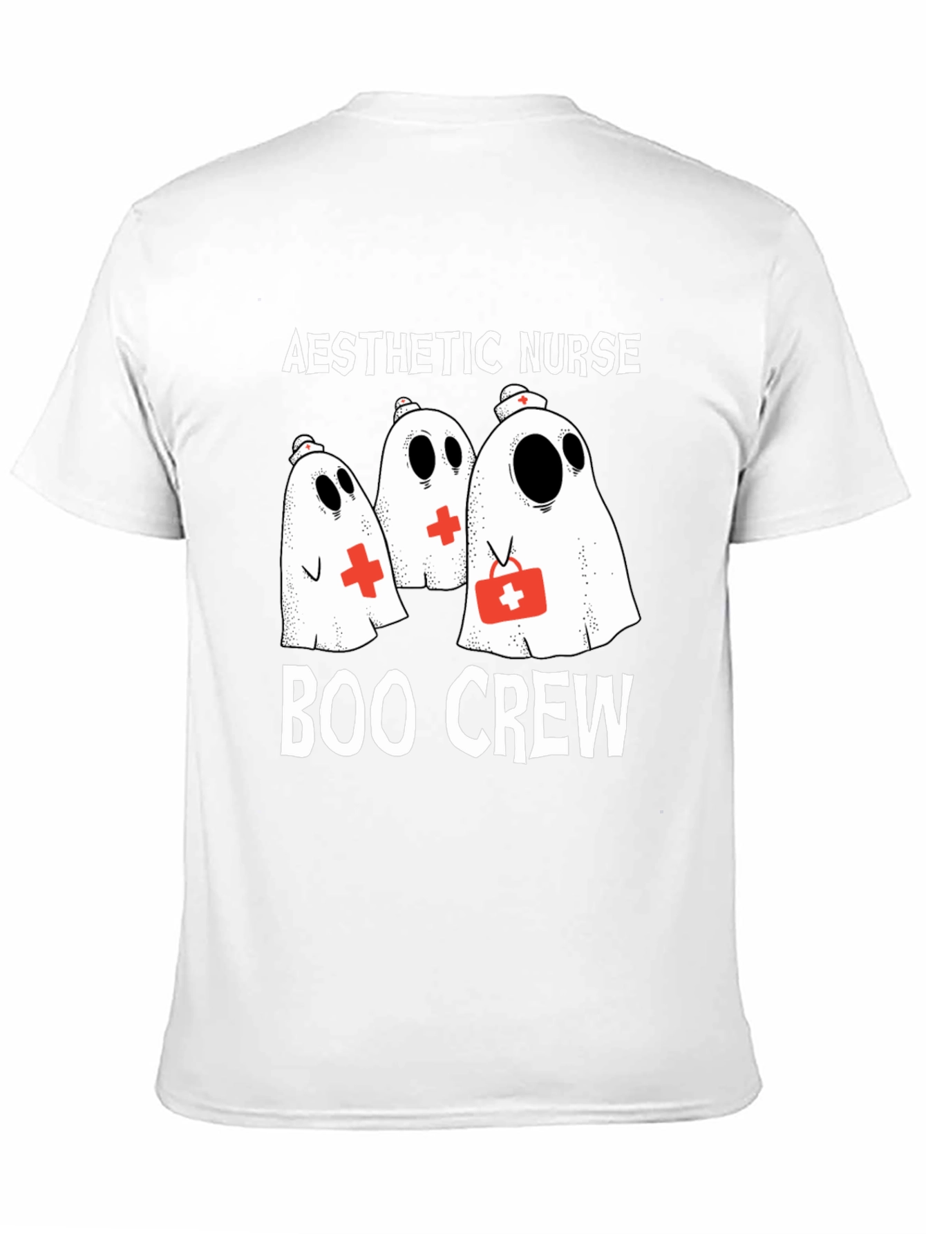 Aesthetic Nurse Boo Crew Halloween T-Shirt