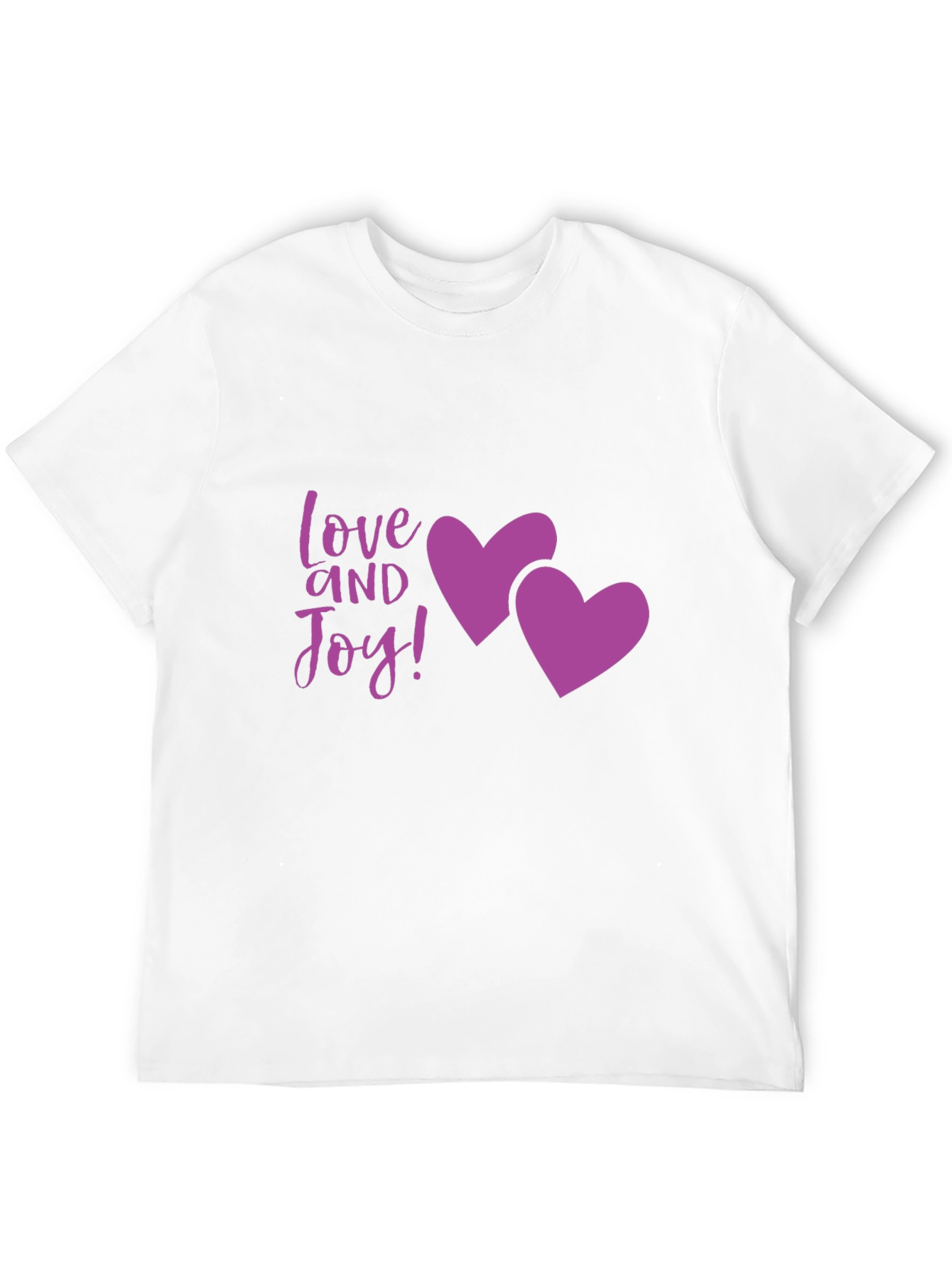 Love and Joy Graphic Tee - Black