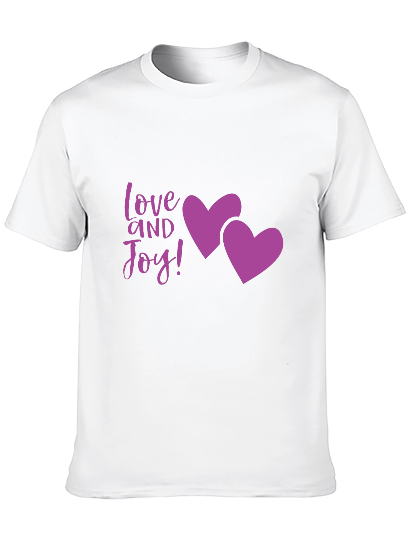 Love and Joy Graphic Tee - Black