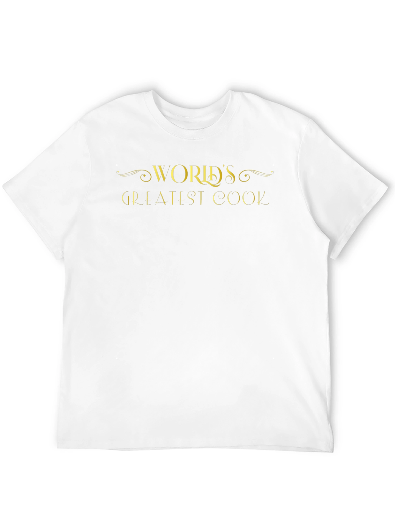 Worlds Greatest Cook Black T-Shirt