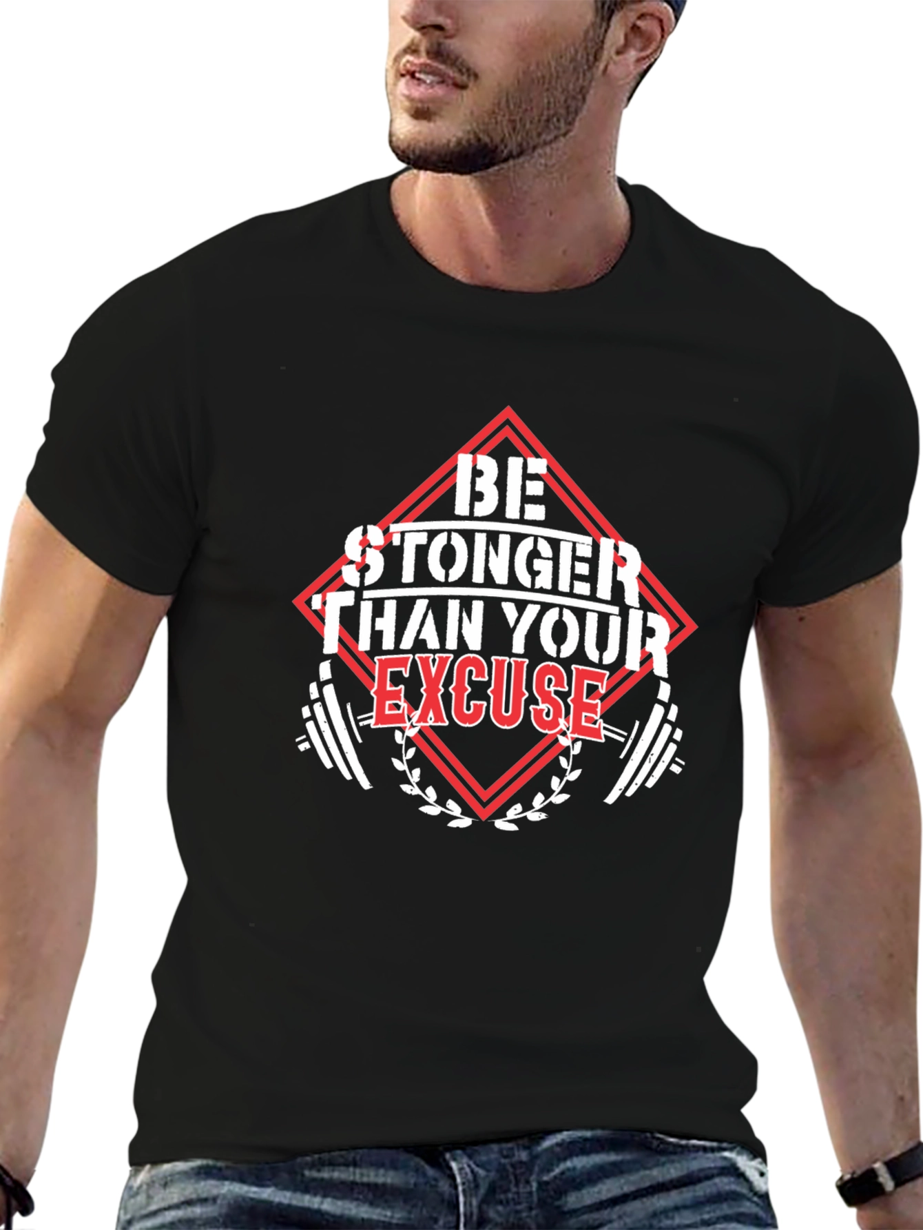 Be Stronger T-Shirt - Motivational Fitness Tee