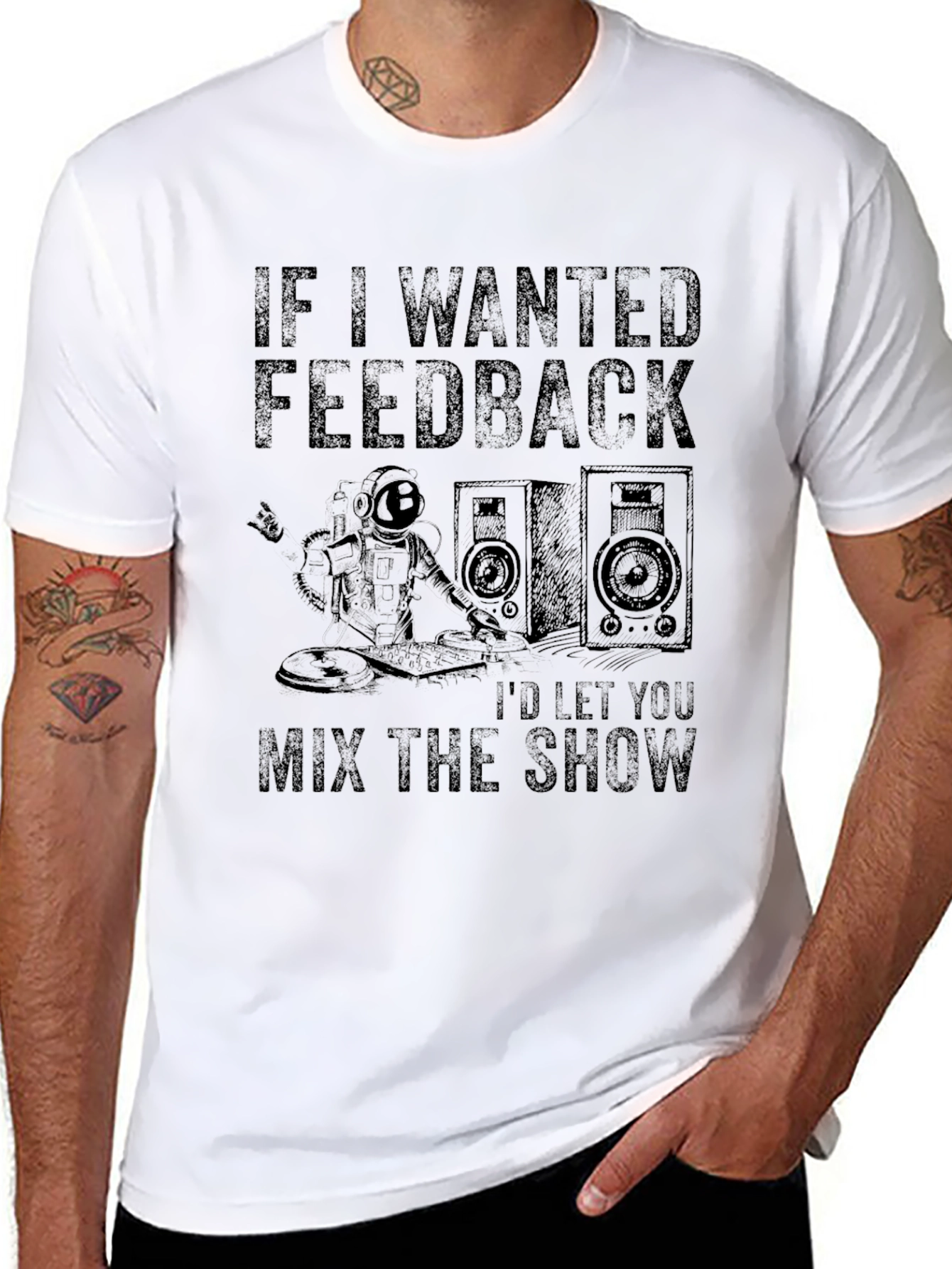 DJ Astronaut Graphic T-Shirt - Mix the Show