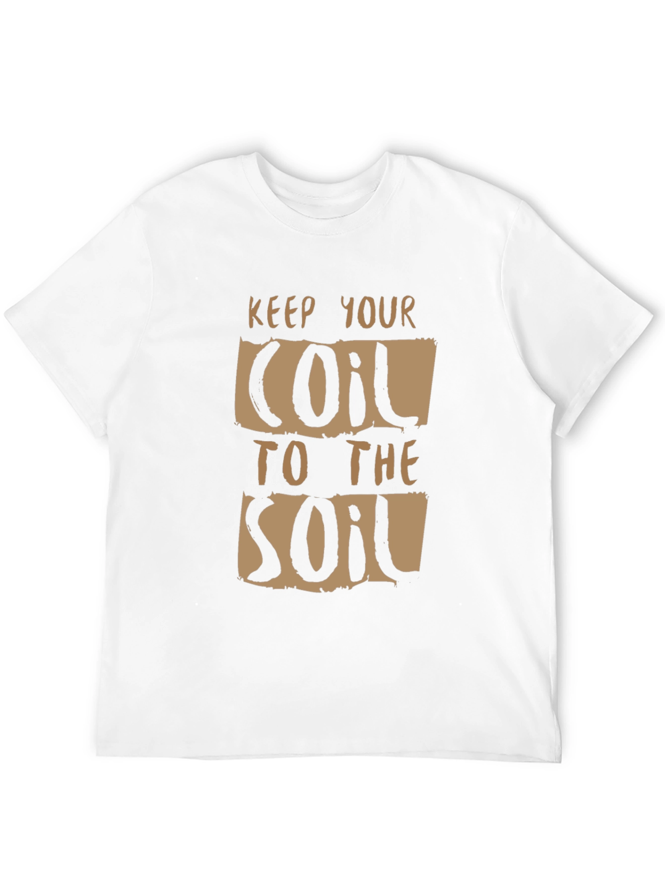 Keep Your Coil To The Soil Black Graphic Tee