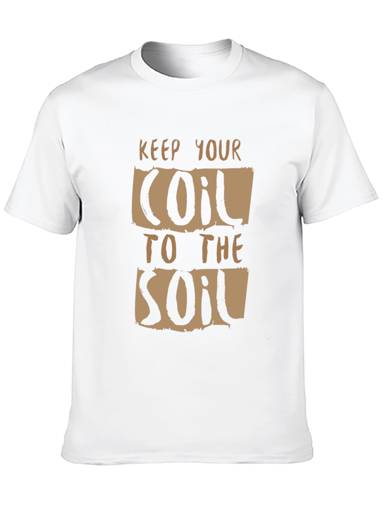 Keep Your Coil To The Soil Black Graphic Tee