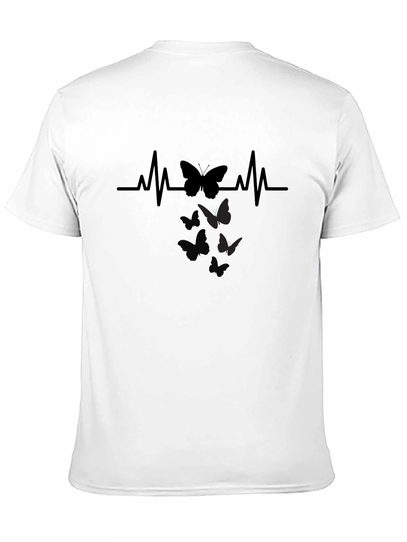 Butterfly Heartbeat Graphic T-Shirt