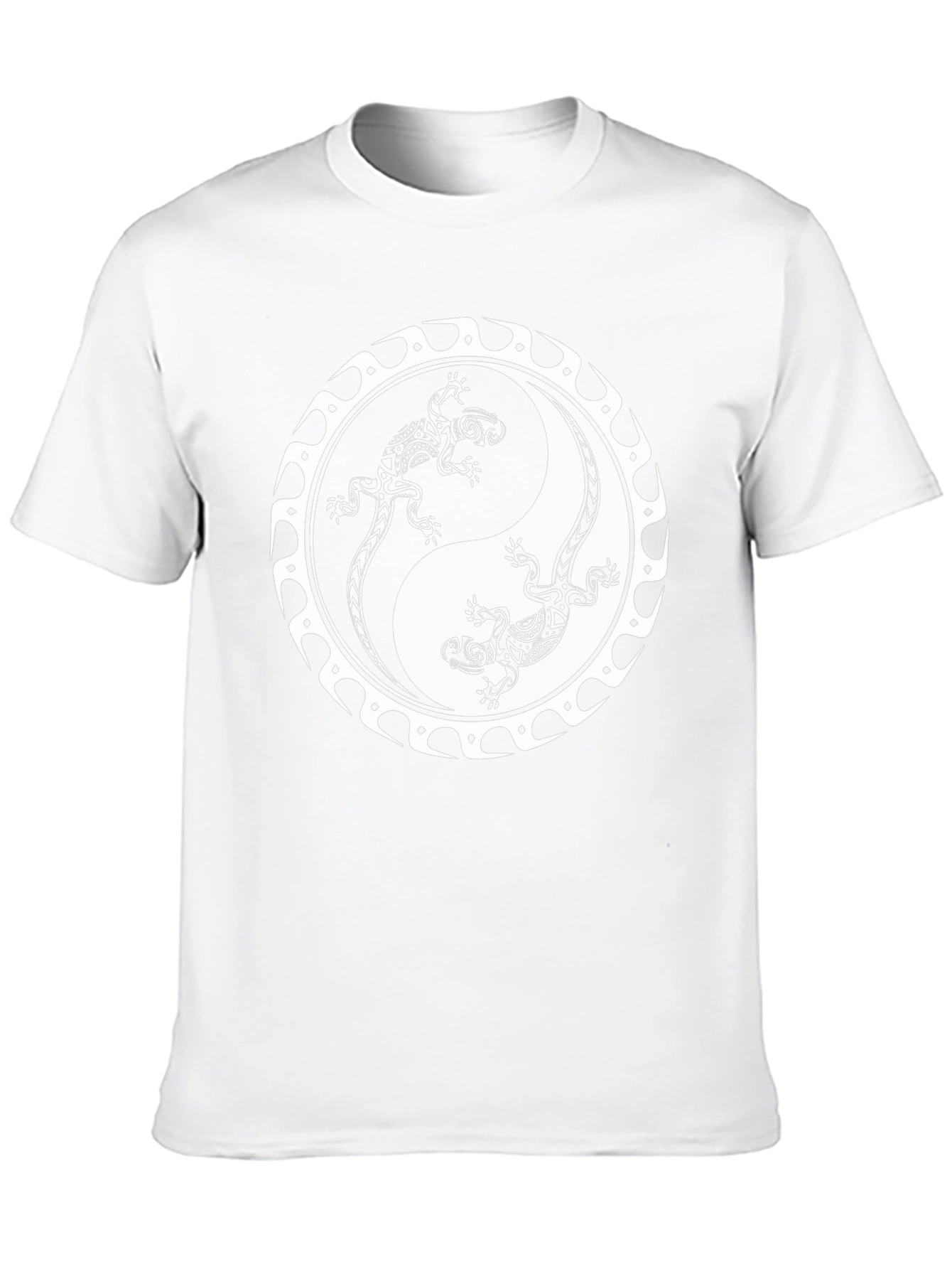 Yin Yang Lizards Graphic T-Shirt