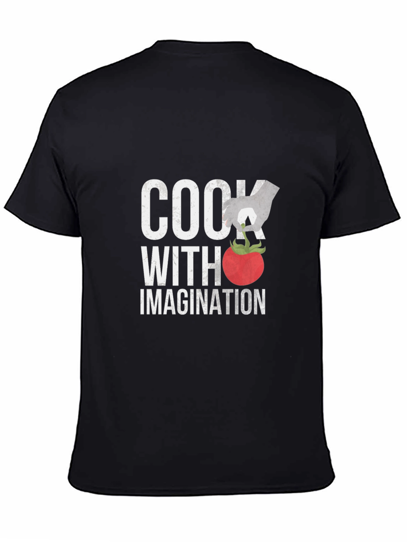 Cook With Imagination Black Graphic Tee