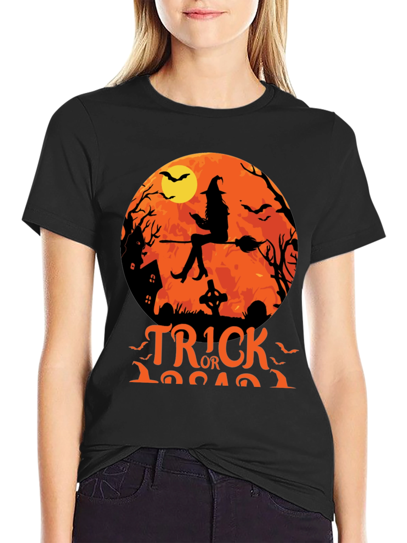 Halloween Witch T-Shirt: Trick or Treat Tee
