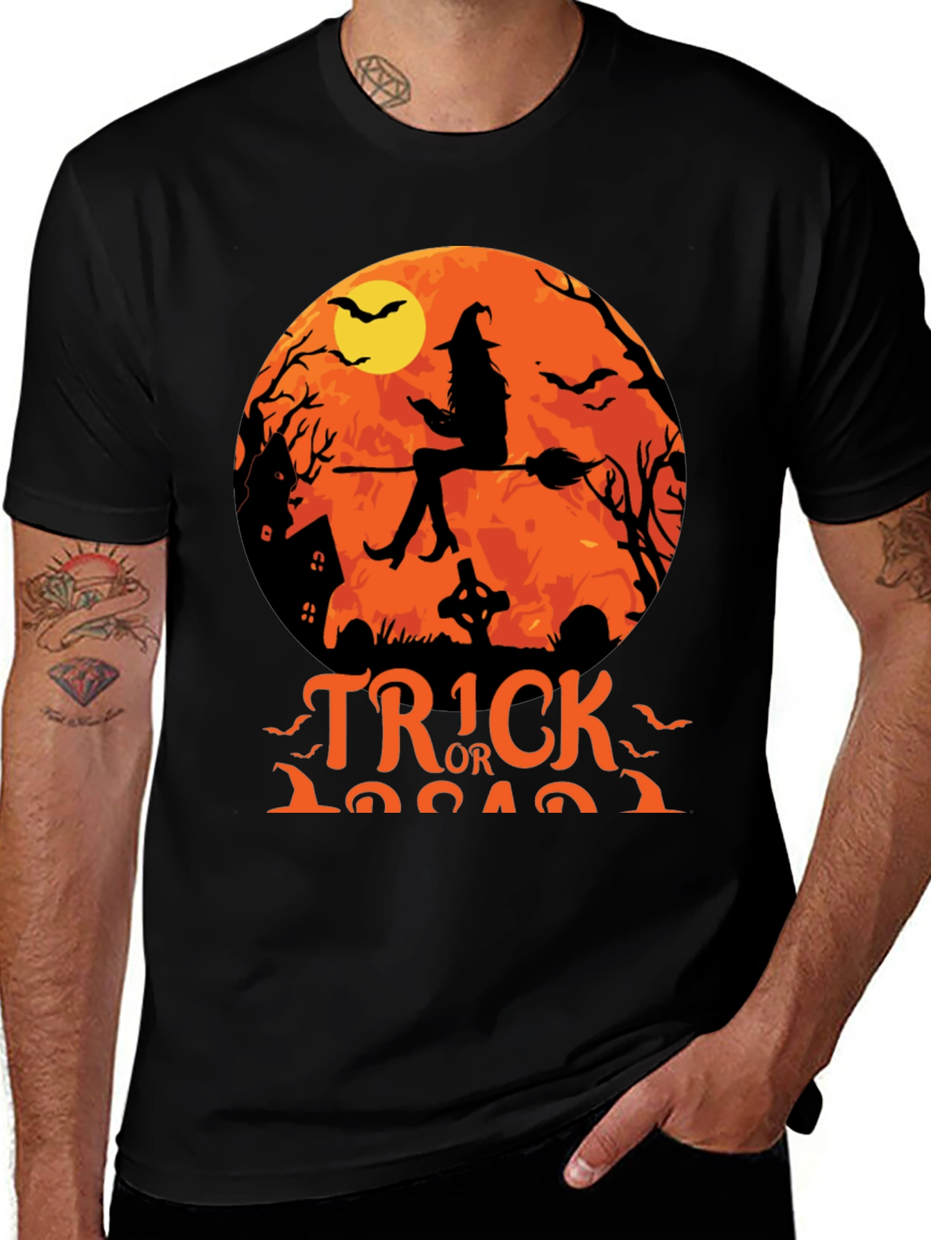 Halloween Witch T-Shirt: Trick or Treat Tee