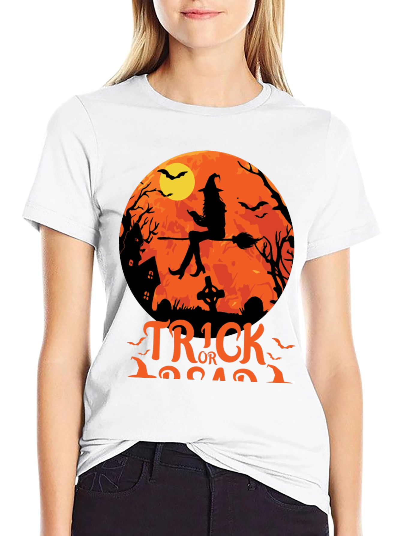 Halloween Witch T-Shirt: Trick or Treat Tee
