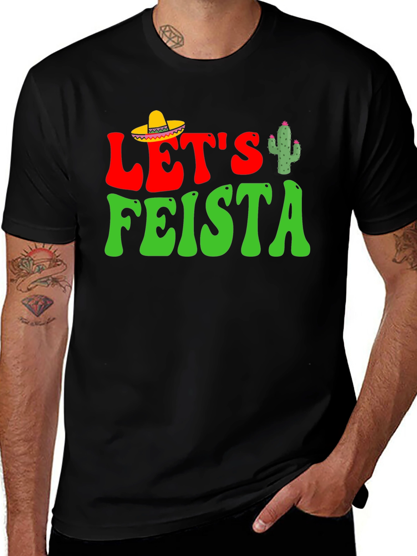 Lets Feista Graphic T-Shirt