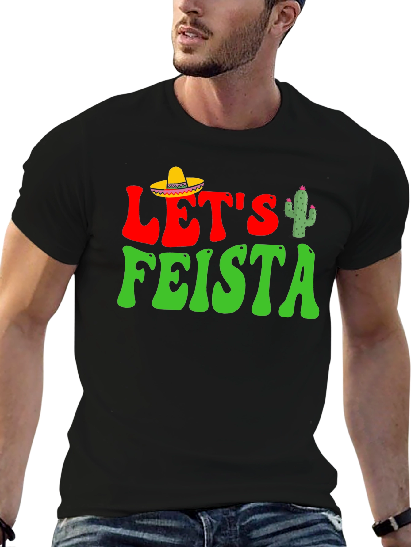 Lets Feista Graphic T-Shirt