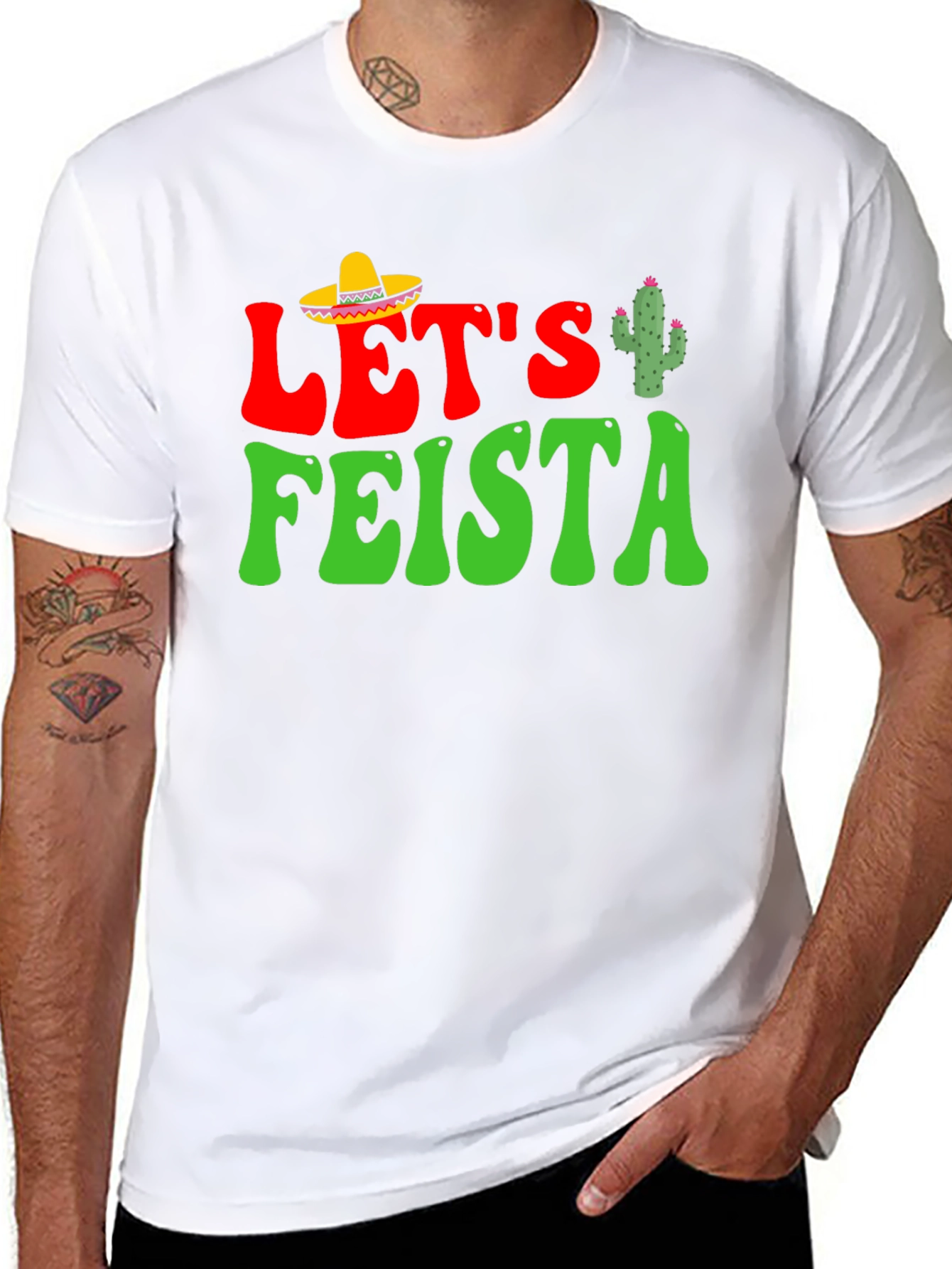 Lets Feista Graphic T-Shirt