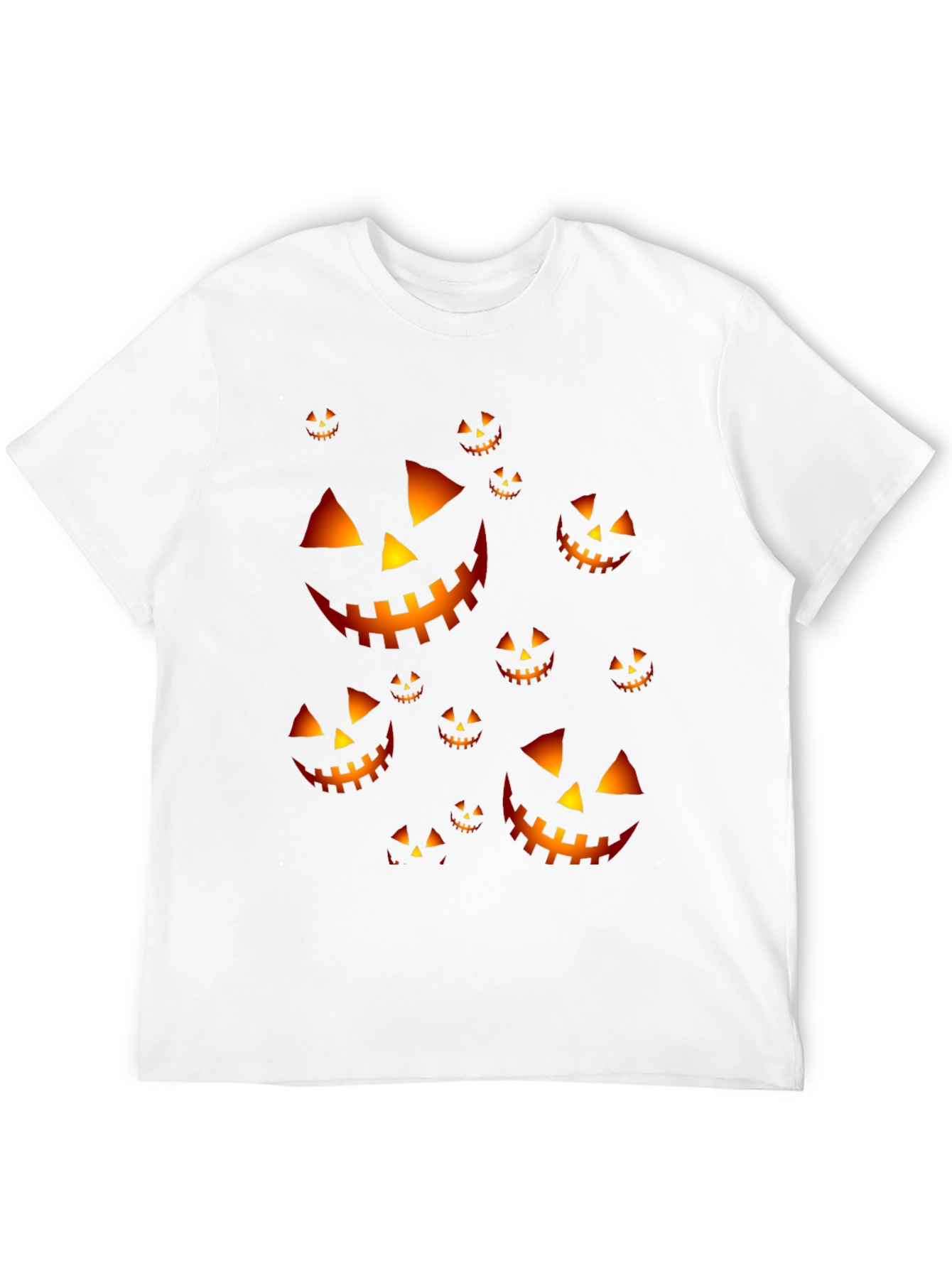 Halloween Pumpkin Face T-Shirt - Spooky Season