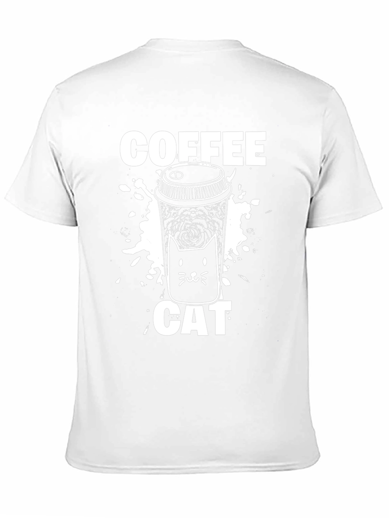 Coffee Cat Graphic T-Shirt