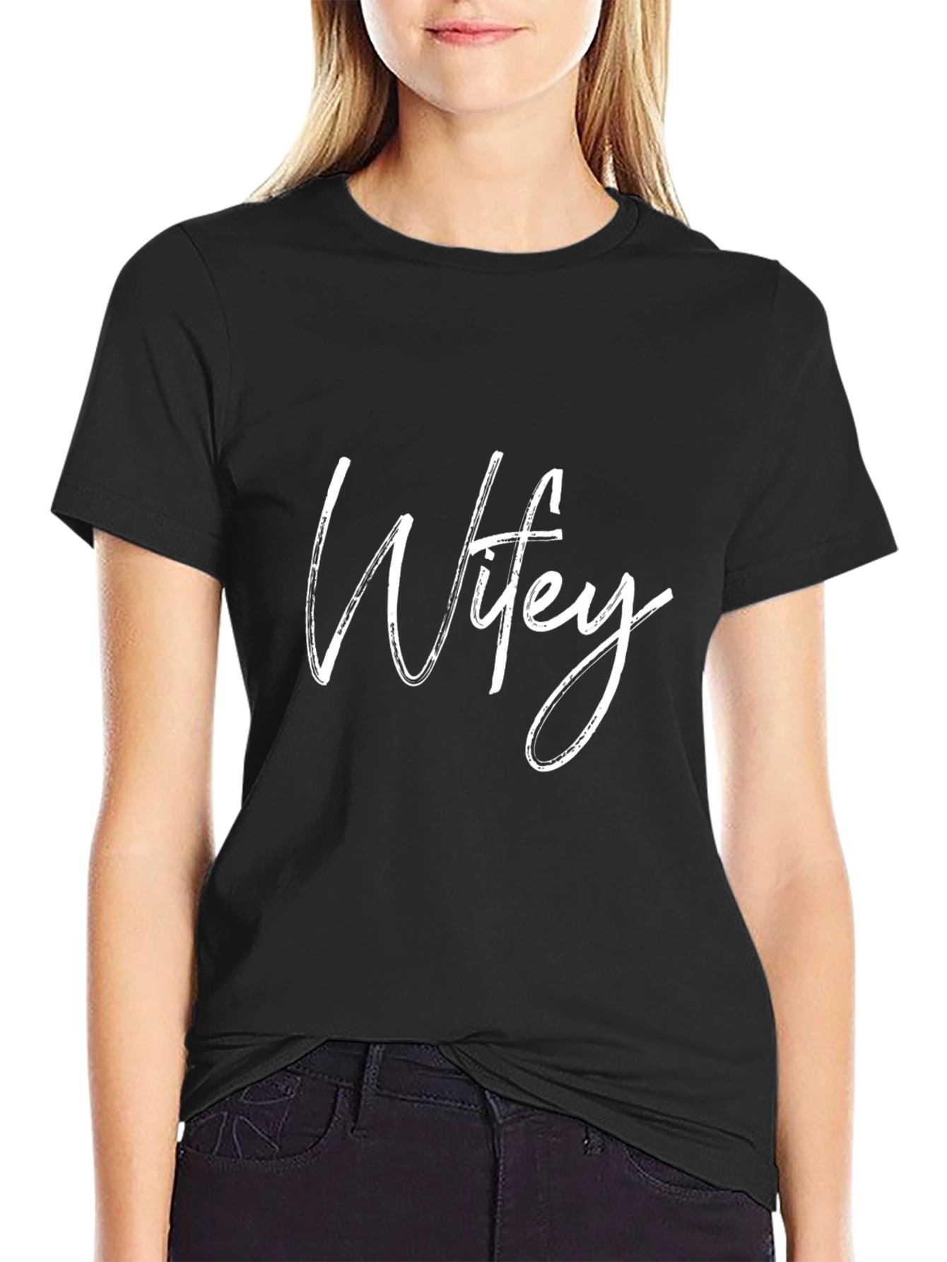 Wifey Graphic Tee - Classic Black T-Shirt