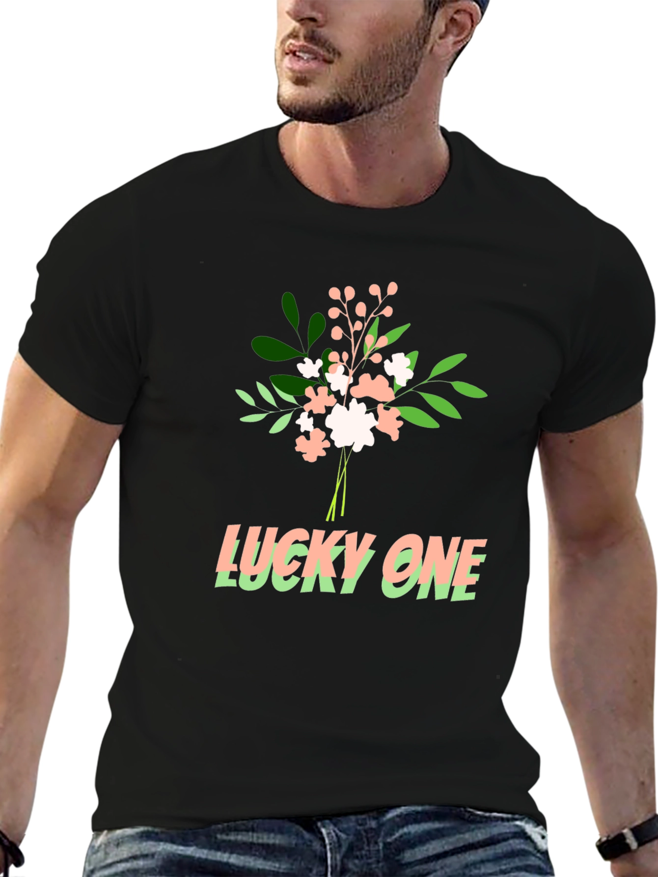 Lucky One Graphic Tee - Soft Cotton Blend