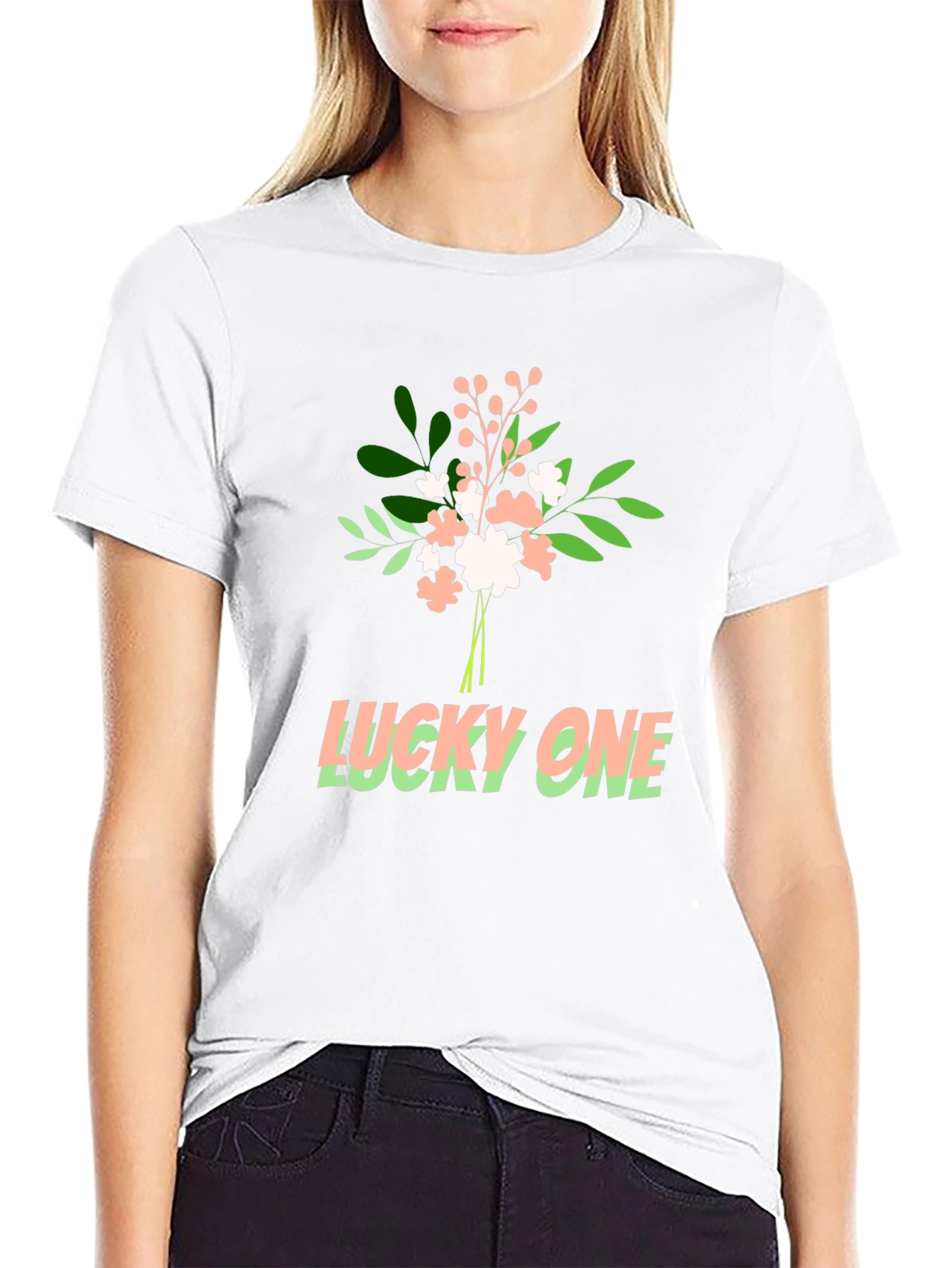 Lucky One Graphic Tee - Soft Cotton Blend