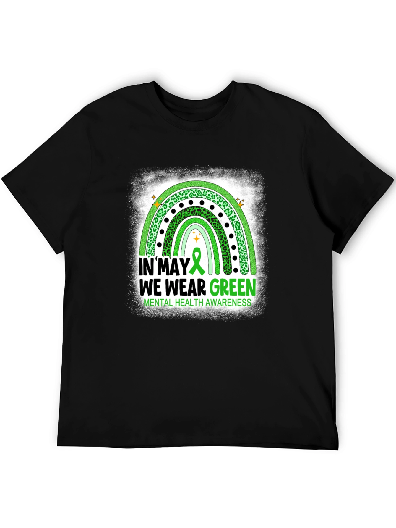 In May We Wear Green Mental Health Awareness T-Shirt