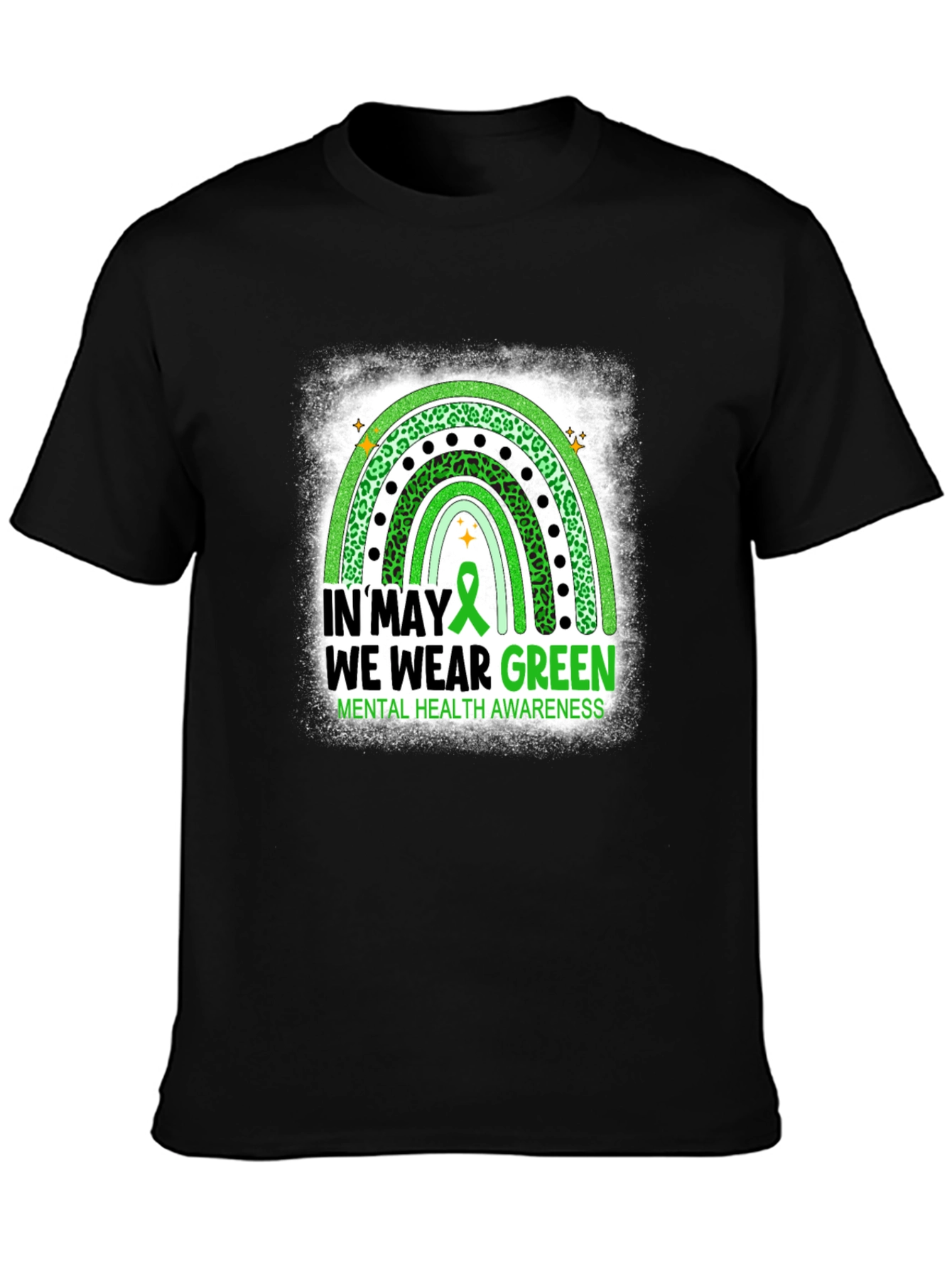 In May We Wear Green Mental Health Awareness T-Shirt