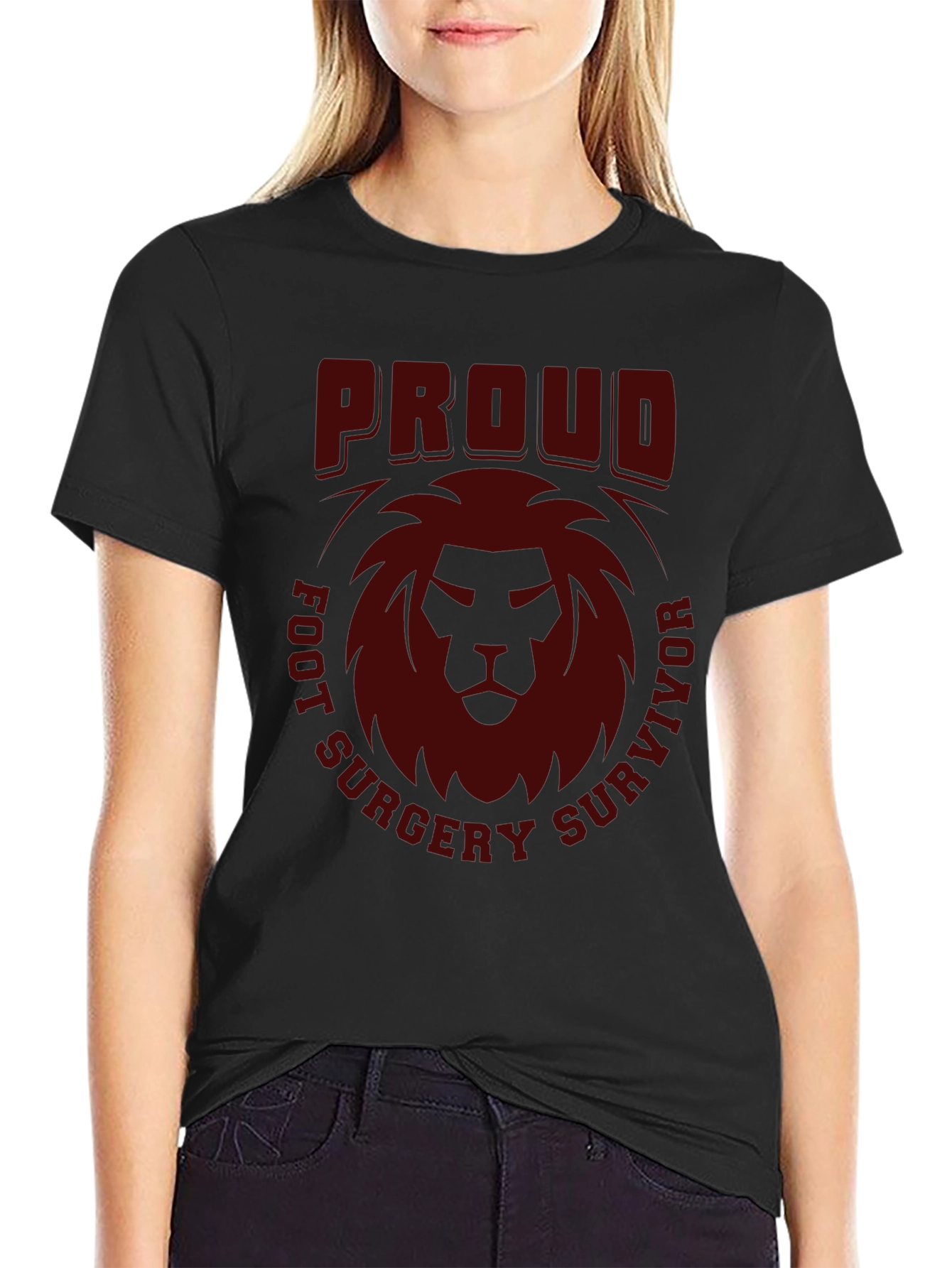 Proud Foot Surgery Survivor Graphic T-Shirt
