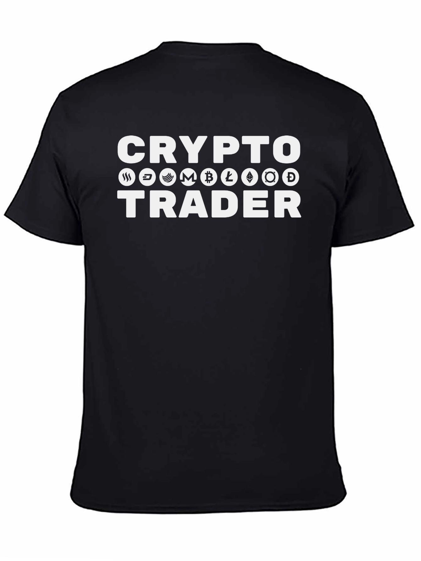 Crypto Trader T-Shirt - Black Cotton Tee