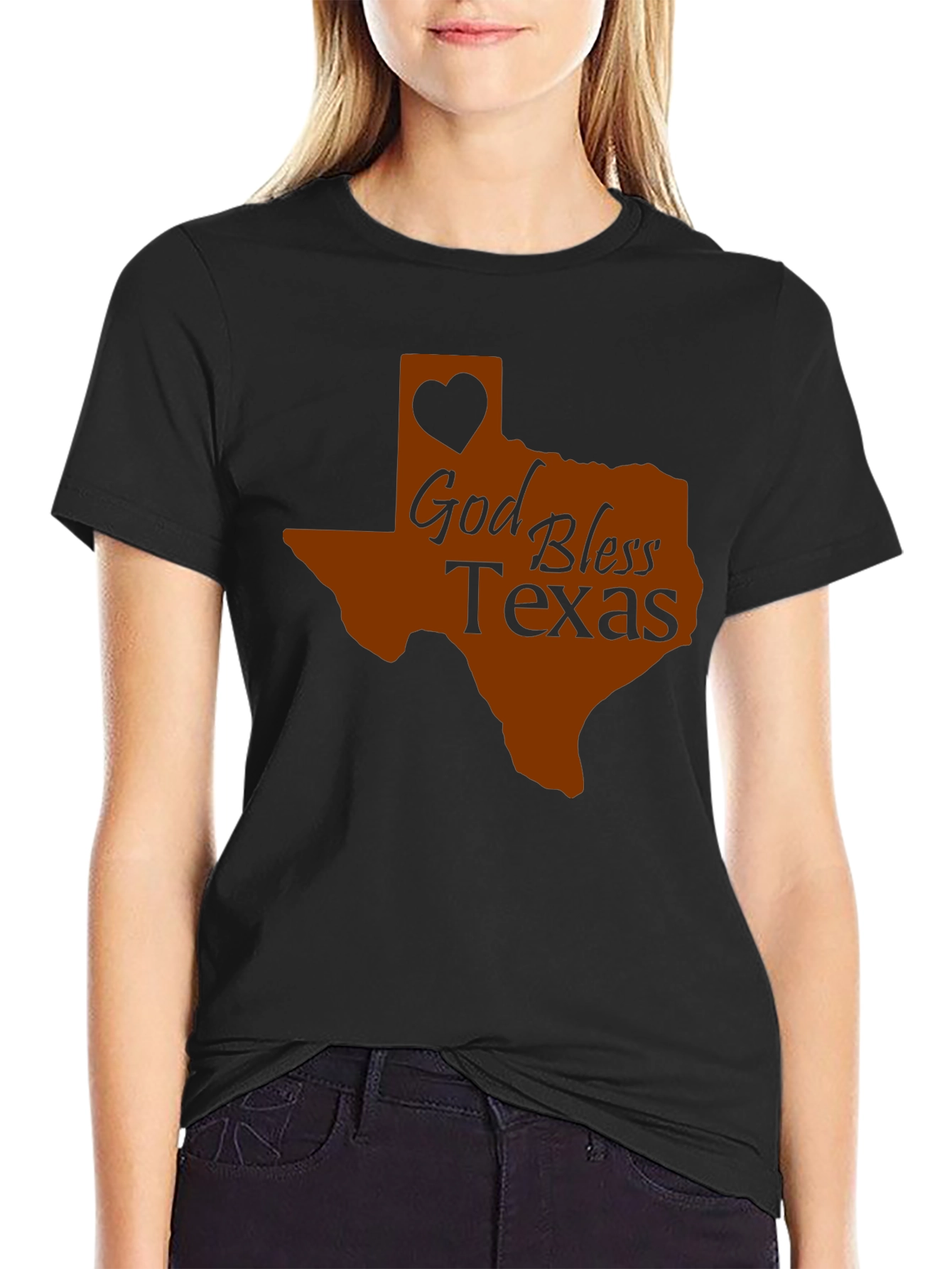 God Bless Texas Graphic Tee