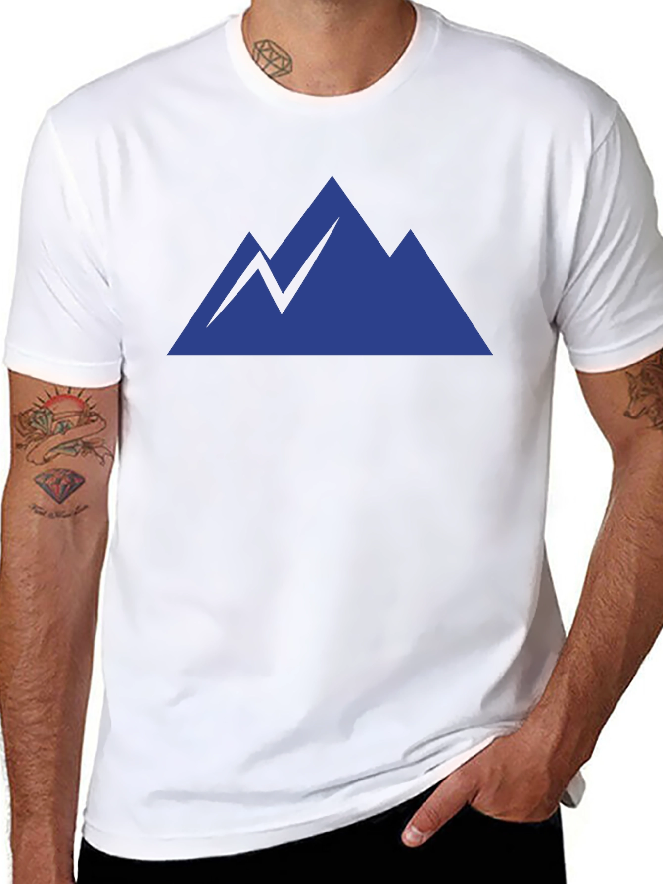 Mountain Graphic Black T-Shirt