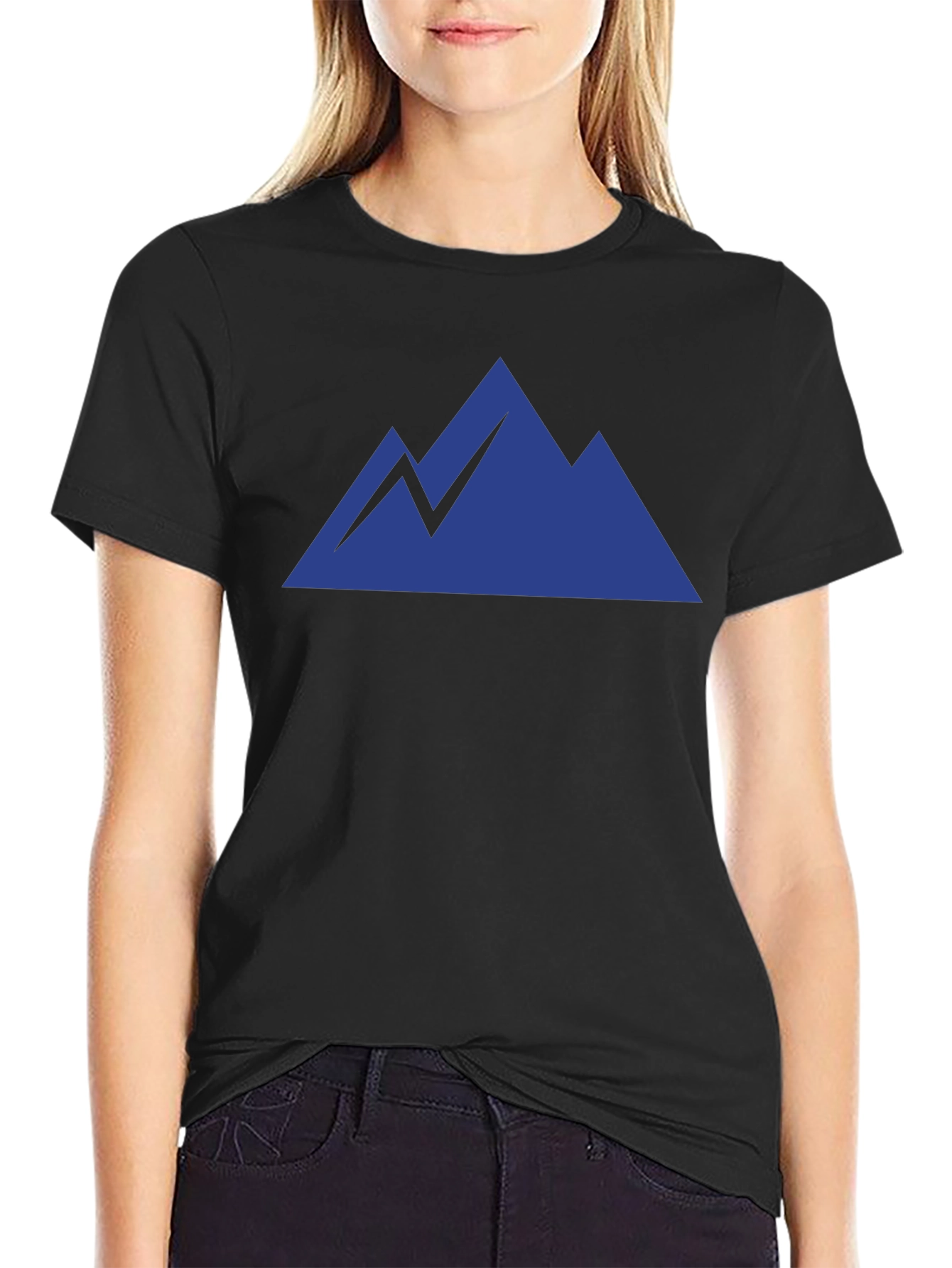 Mountain Graphic Black T-Shirt