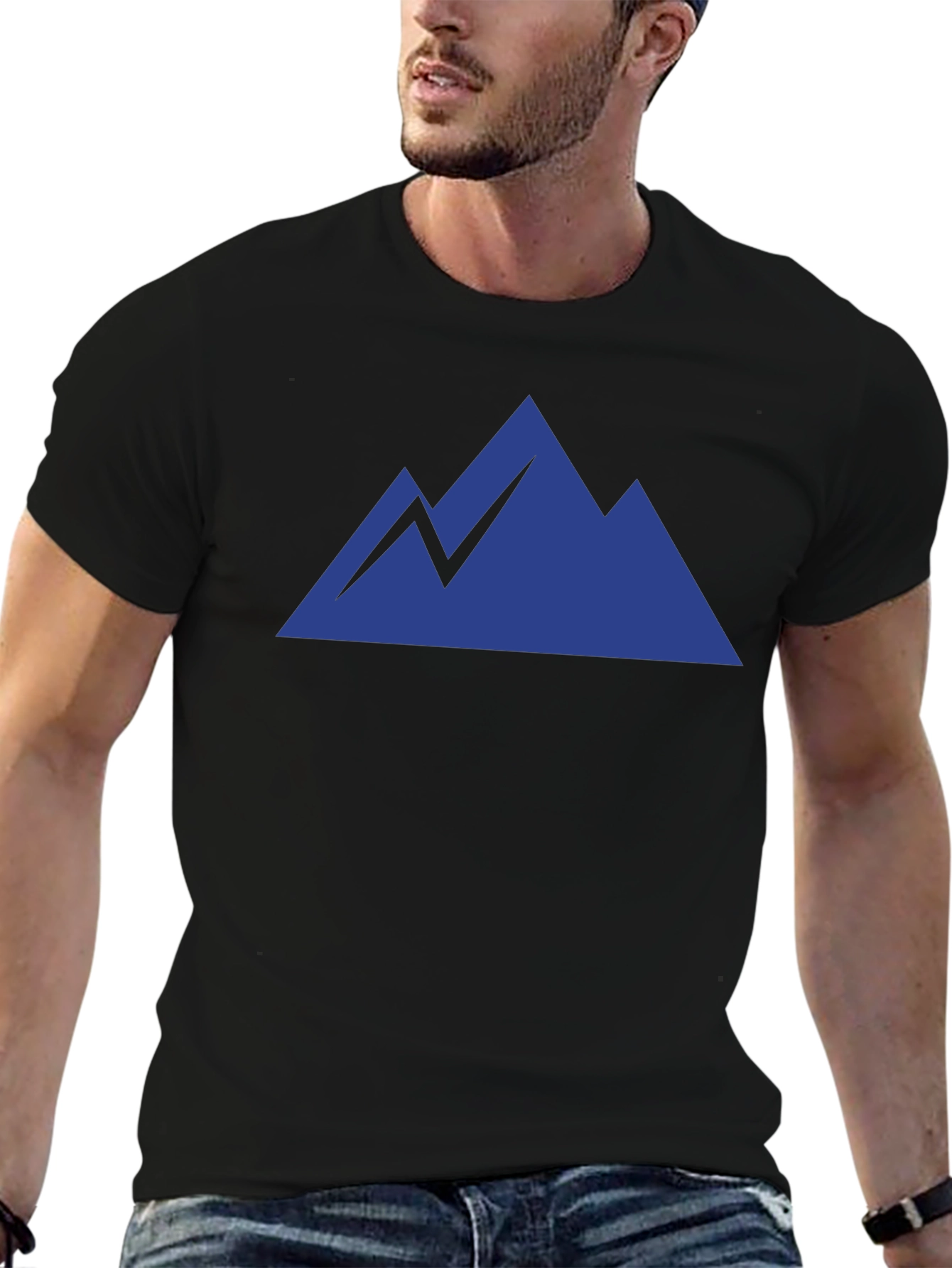 Mountain Graphic Black T-Shirt