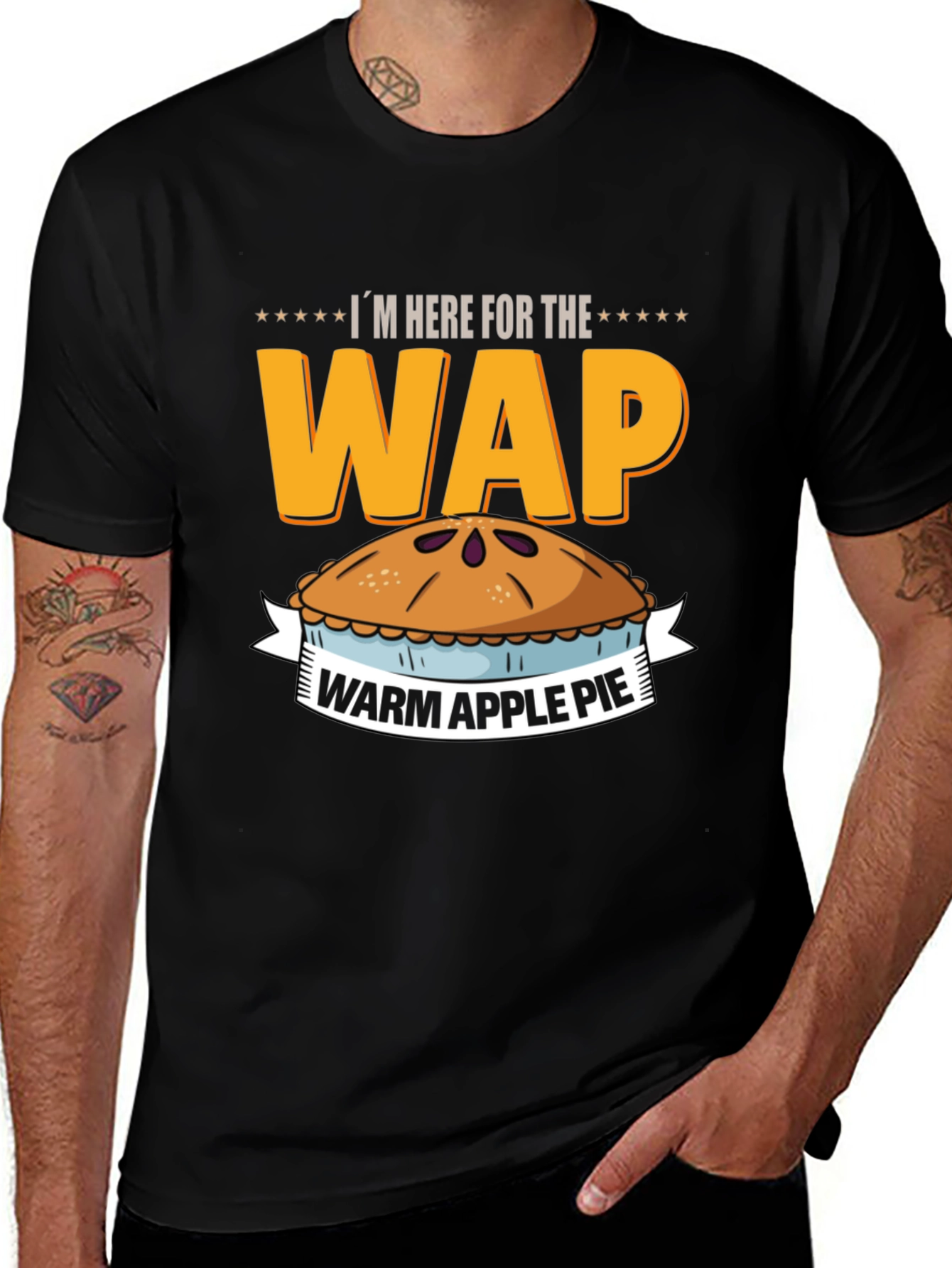Warm Apple Pie WAP Funny Graphic T-Shirt