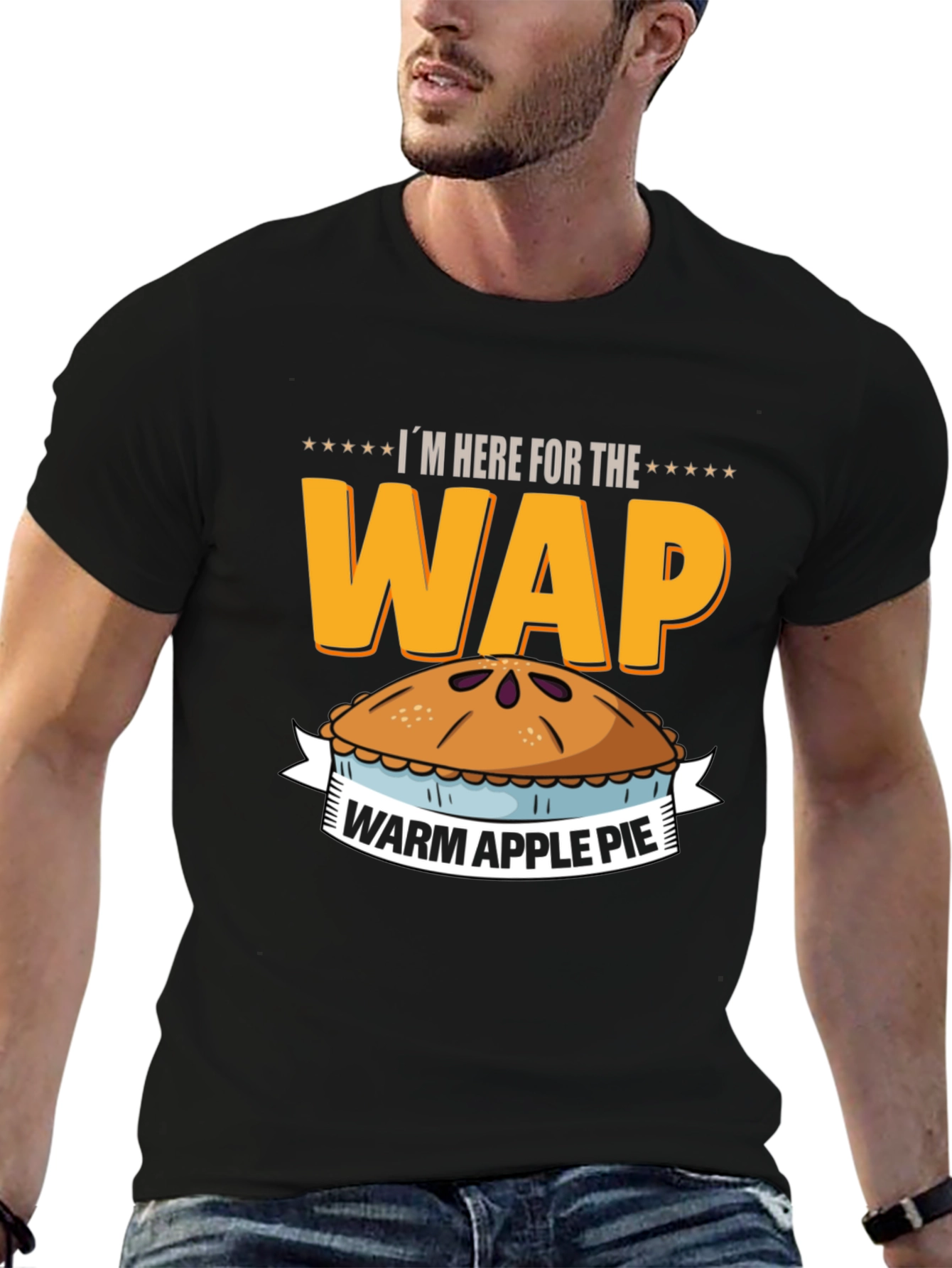 Warm Apple Pie WAP Funny Graphic T-Shirt