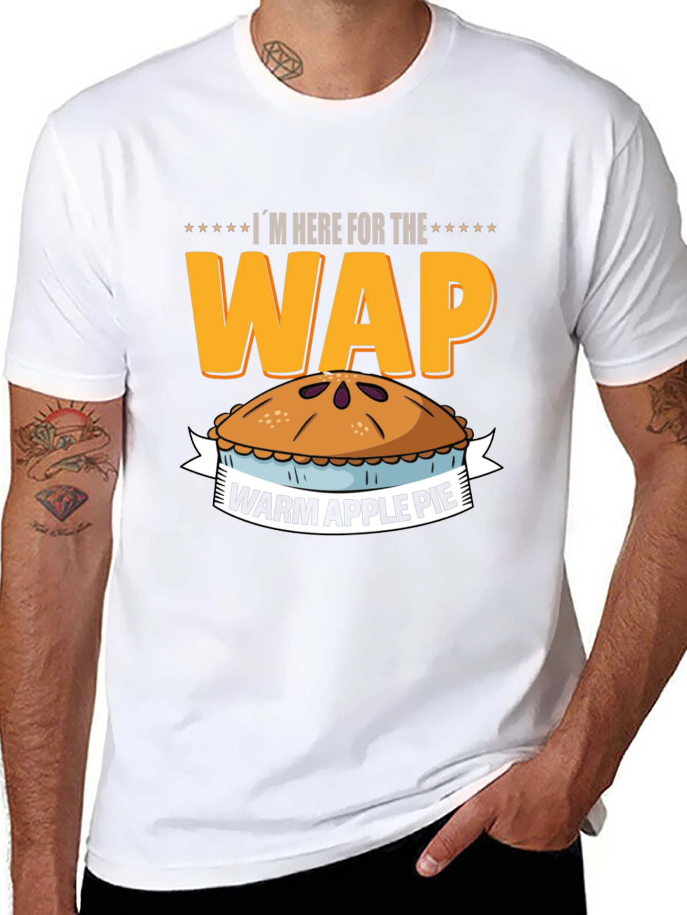 Warm Apple Pie WAP Funny Graphic T-Shirt