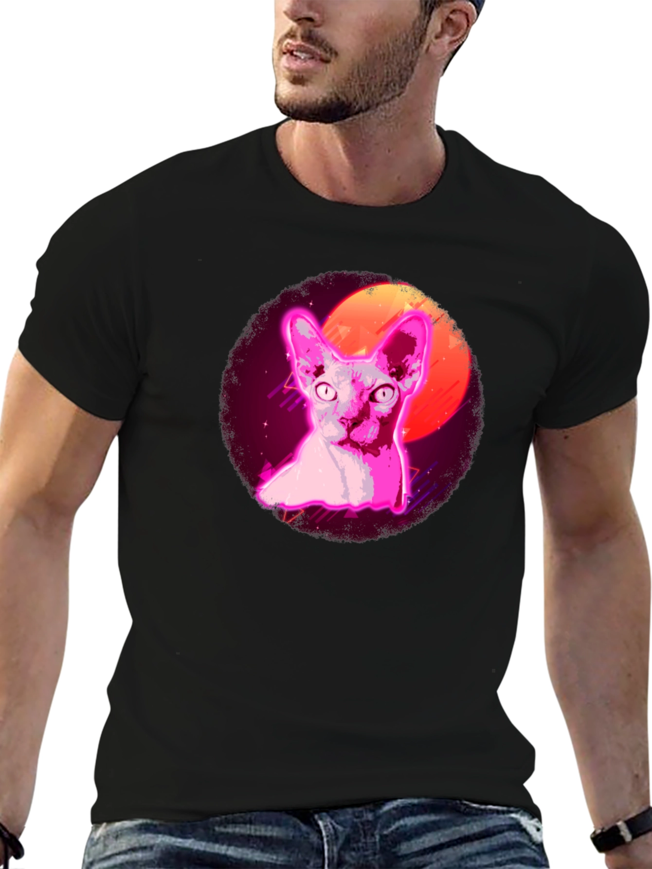 Retro Sphynx Cat T-Shirt