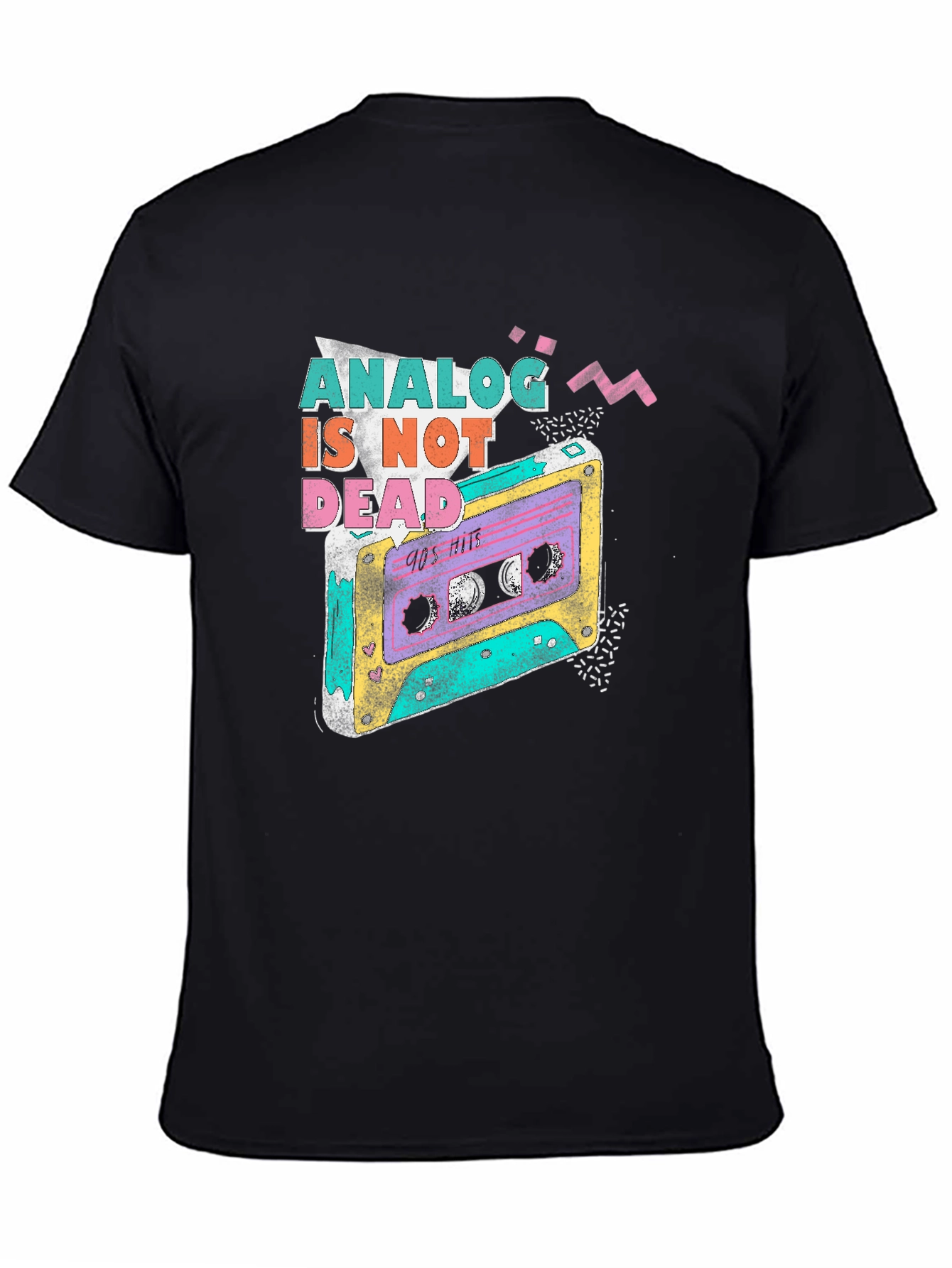Retro 90s Analog is Not Dead Cassette T-Shirt