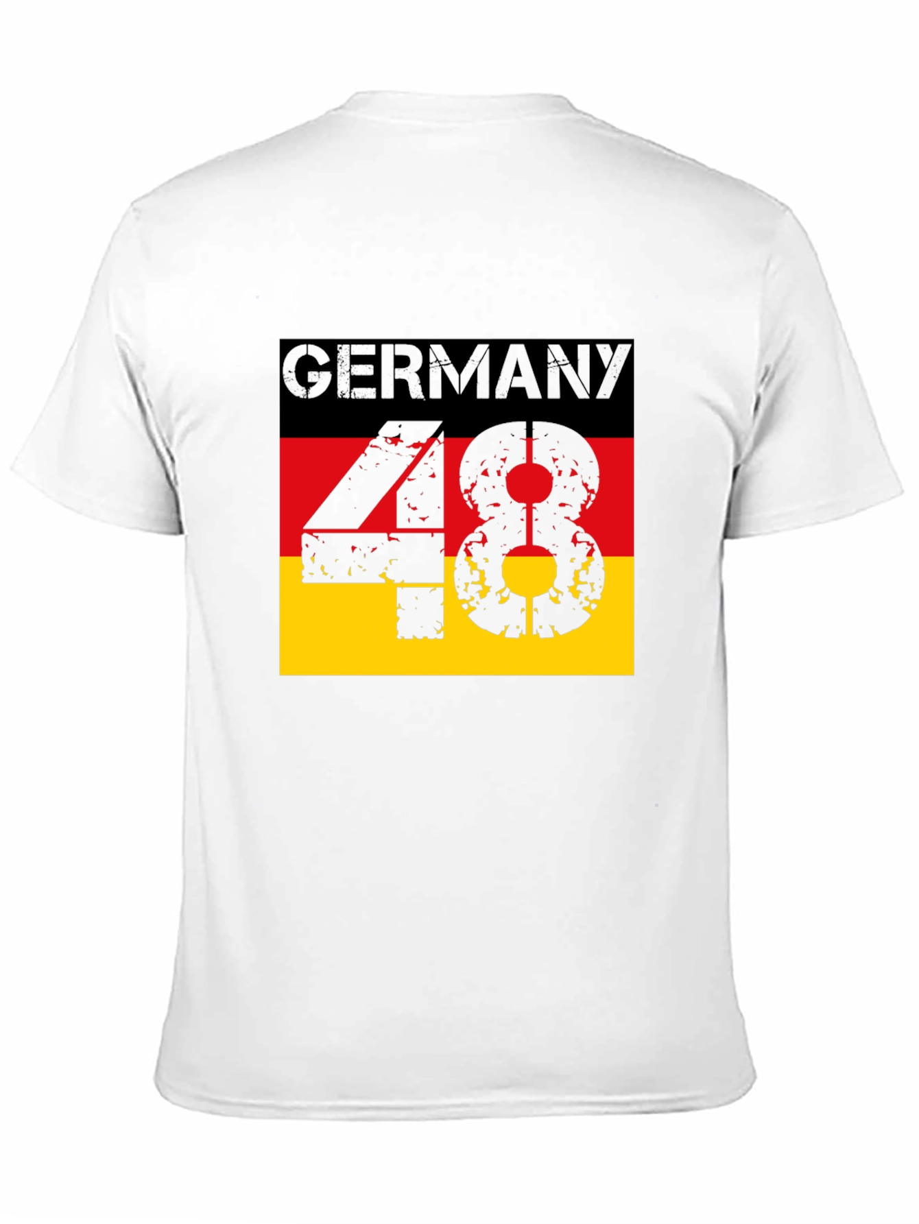 Germany 48 T-Shirt - Black German Flag Tee