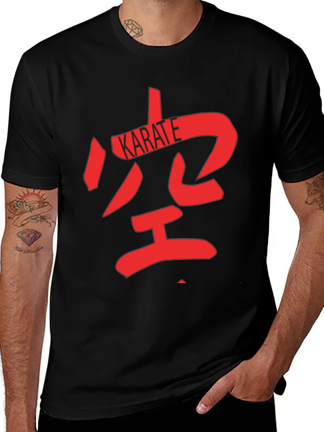 Karate Kanji T-Shirt: Martial Arts Style