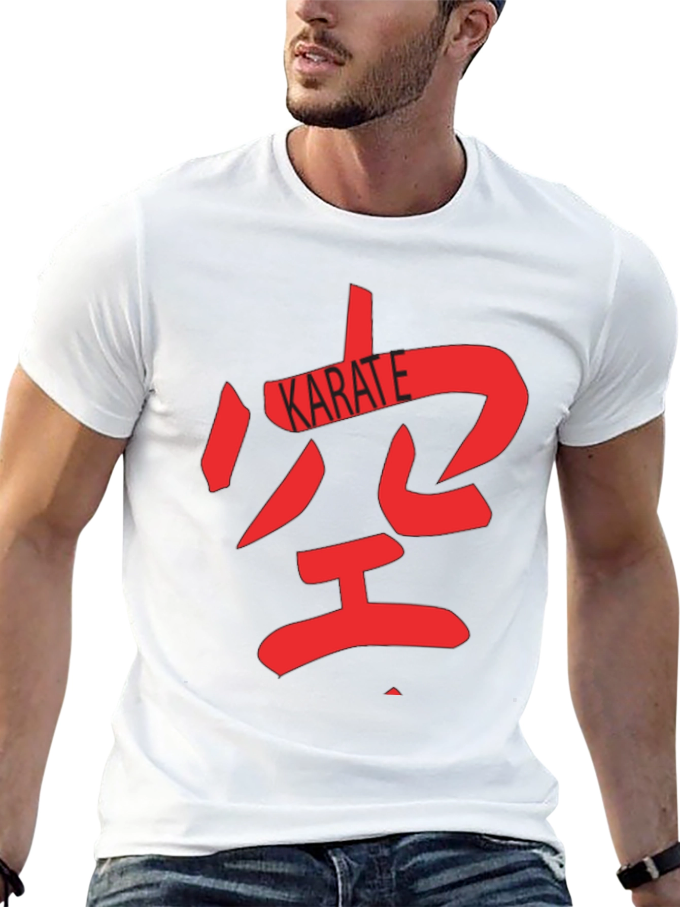 Karate Kanji T-Shirt: Martial Arts Style