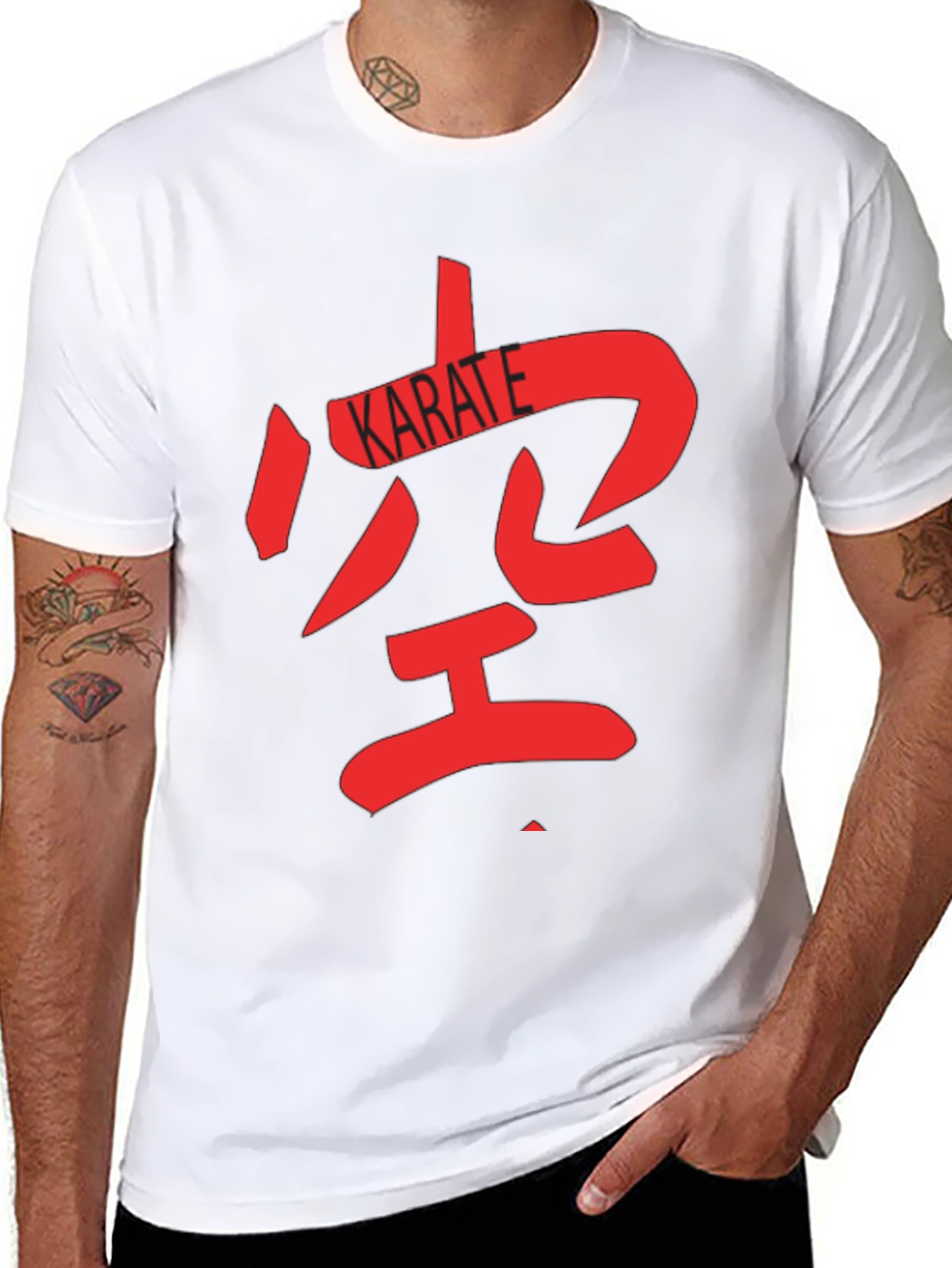 Karate Kanji T-Shirt: Martial Arts Style