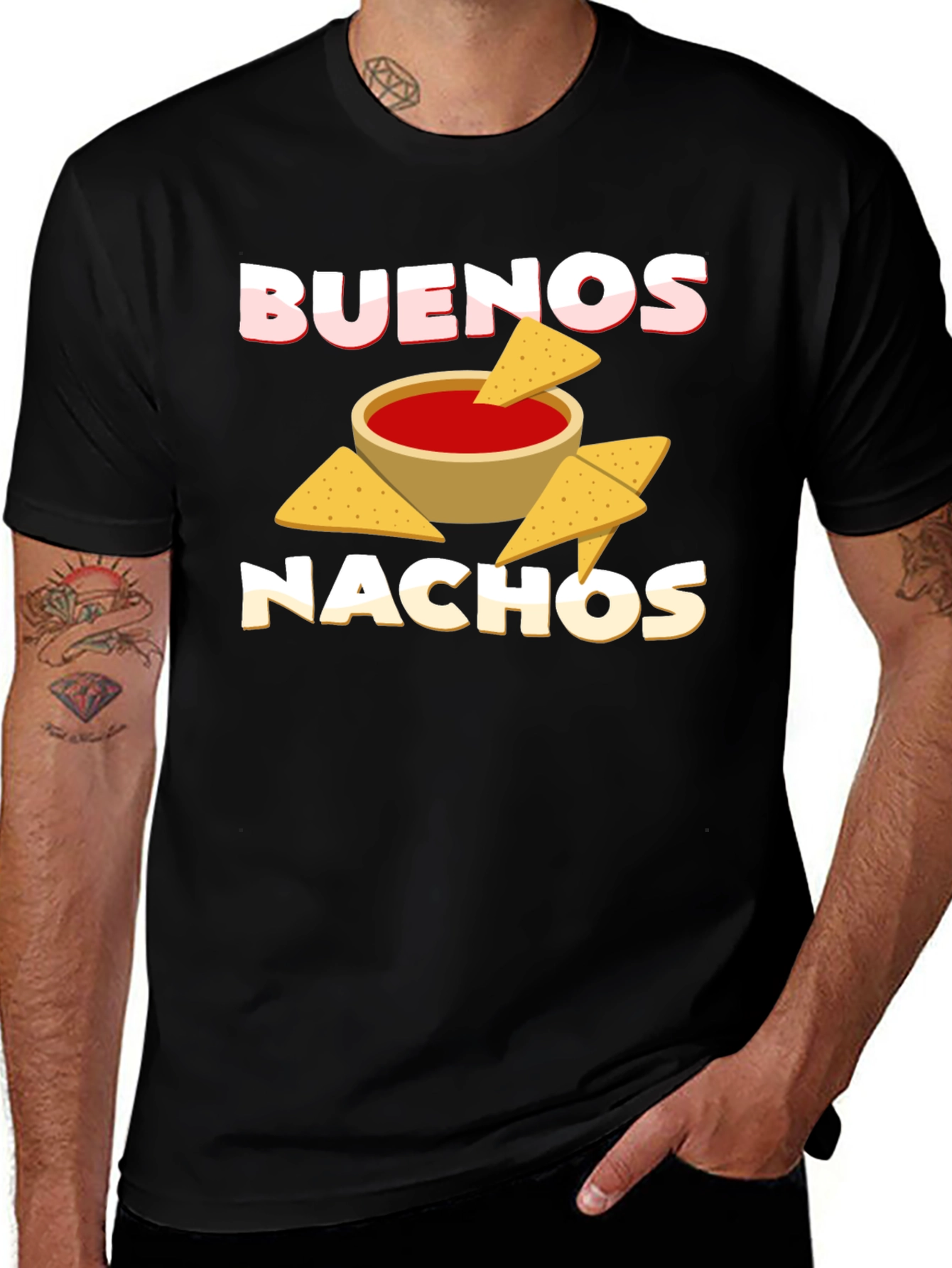 Buenos Nachos Graphic T-Shirt - Unisex Casual Tee