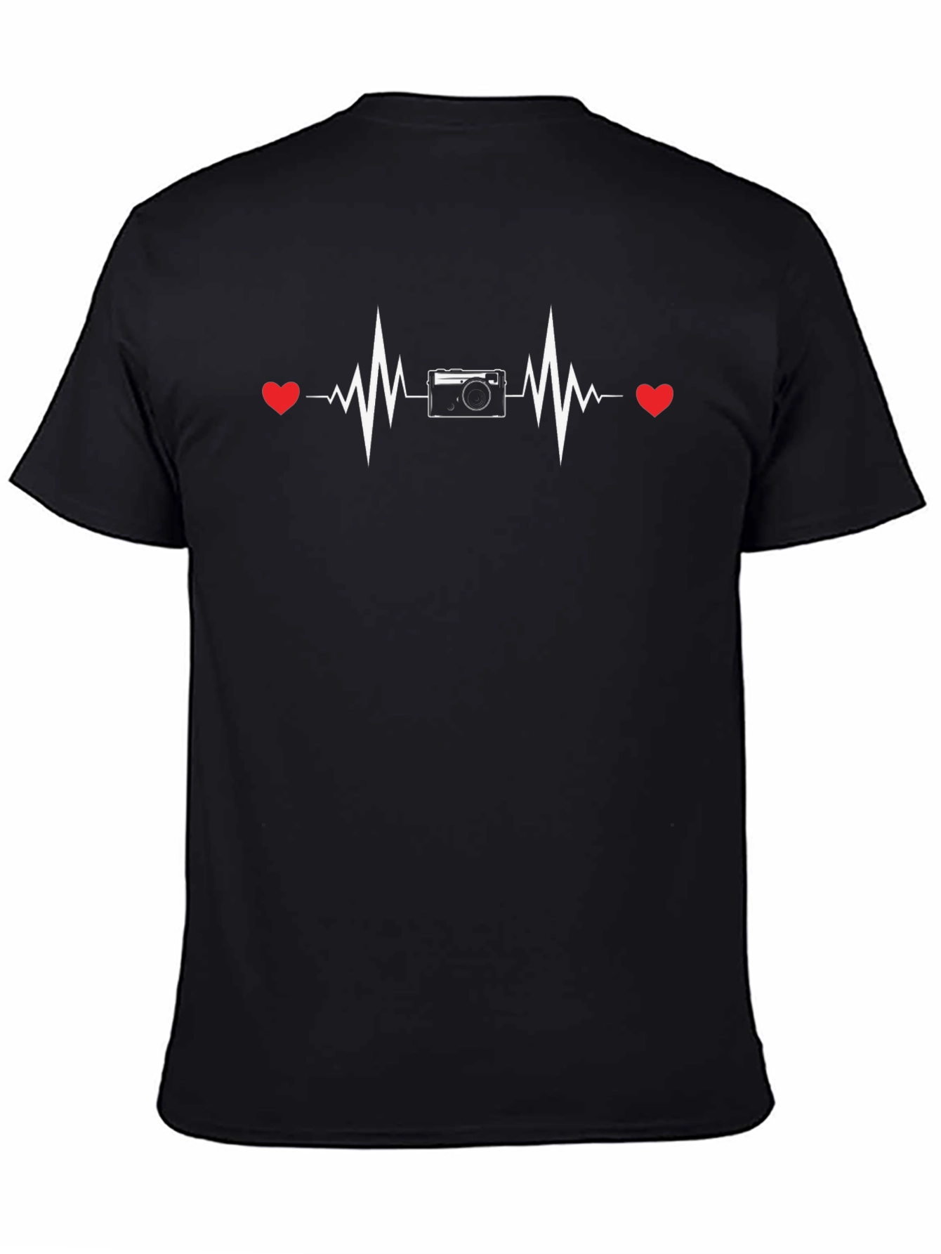 Photographer Heartbeat Graphic T-Shirt