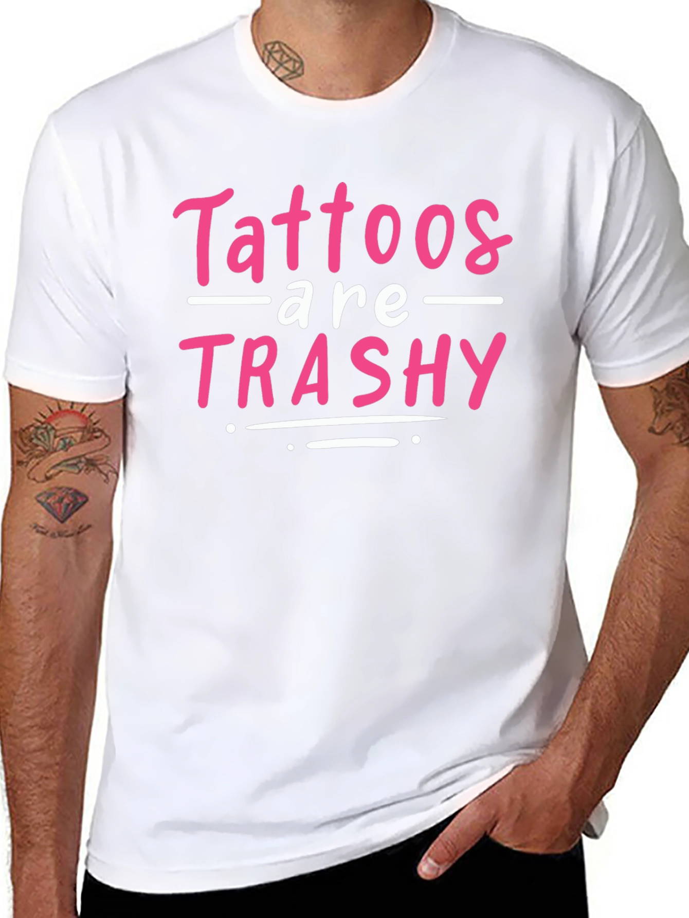 Tattoos are Trashy Graphic Tee