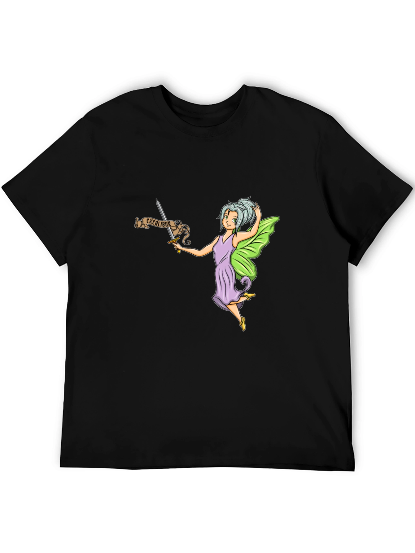 Fairy Excalibur Black T-Shirt